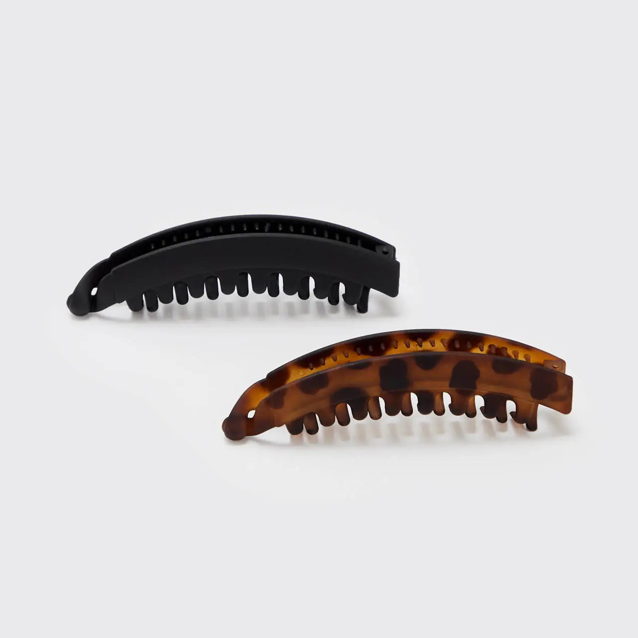 KITSCH - Banana Clip 2pc - Black & Tort