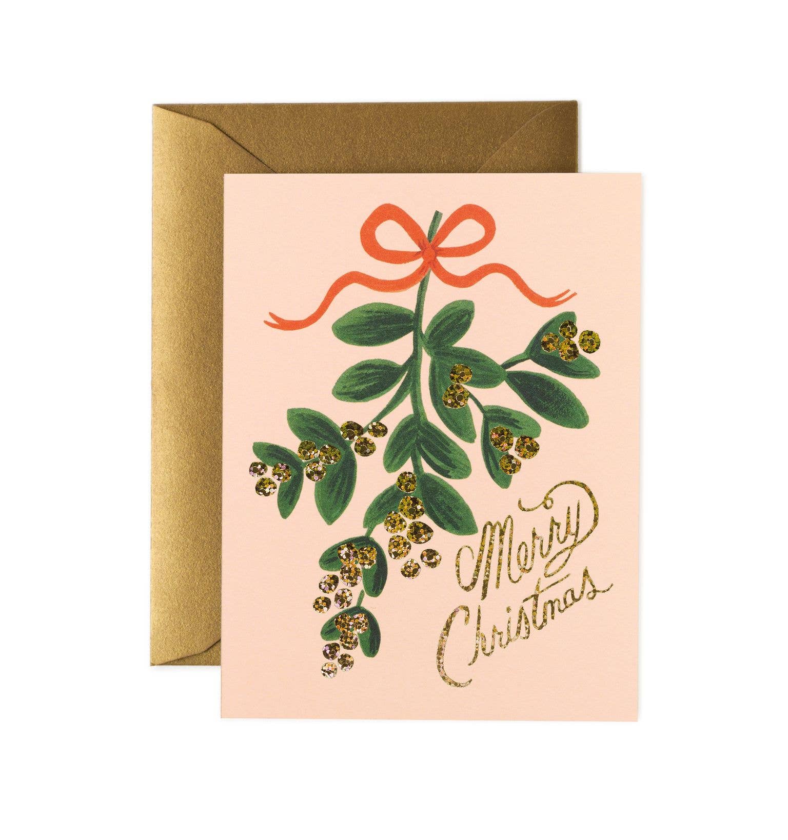 RIFLE PAPER CO - Mistletoe Christmas card
