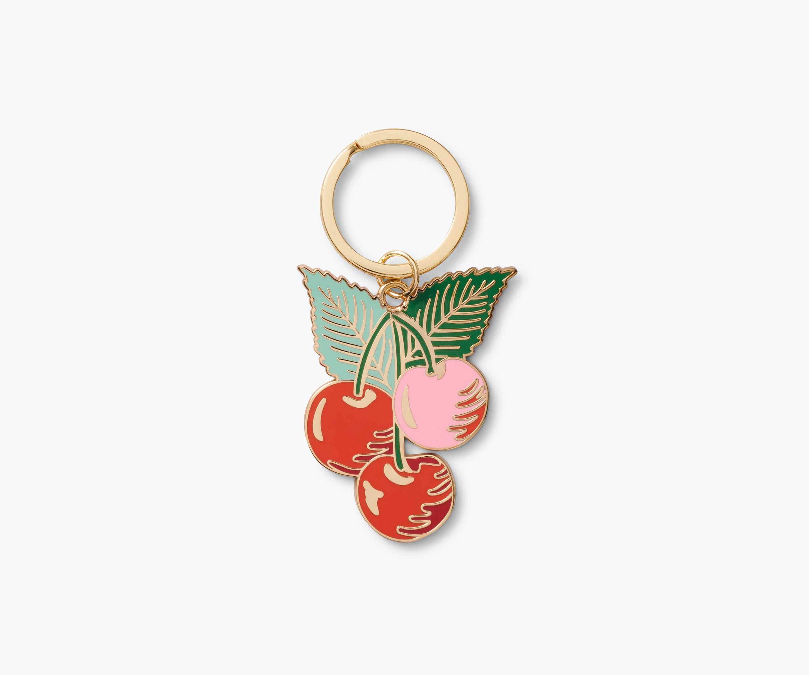 RIFLE PAPER CO - Cherries Enamel Keychain