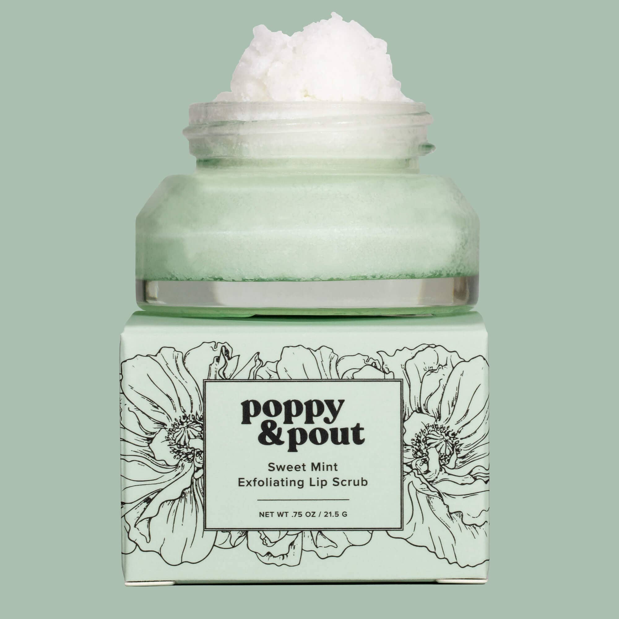 POPPY & POUT - Lip Scrub - Sweet Mint