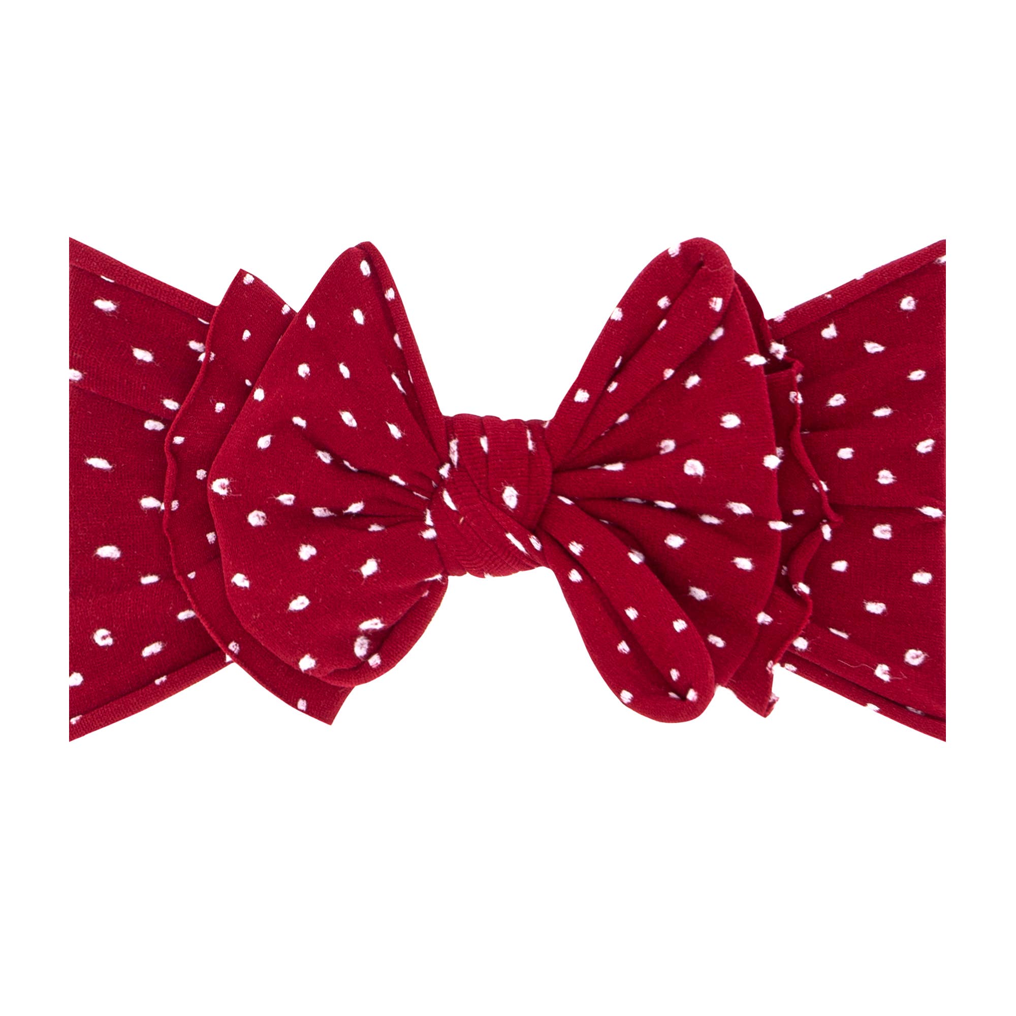 BABY BLING - Shabby Dot FAB-BOW-LOUS® soft nylon bow headband