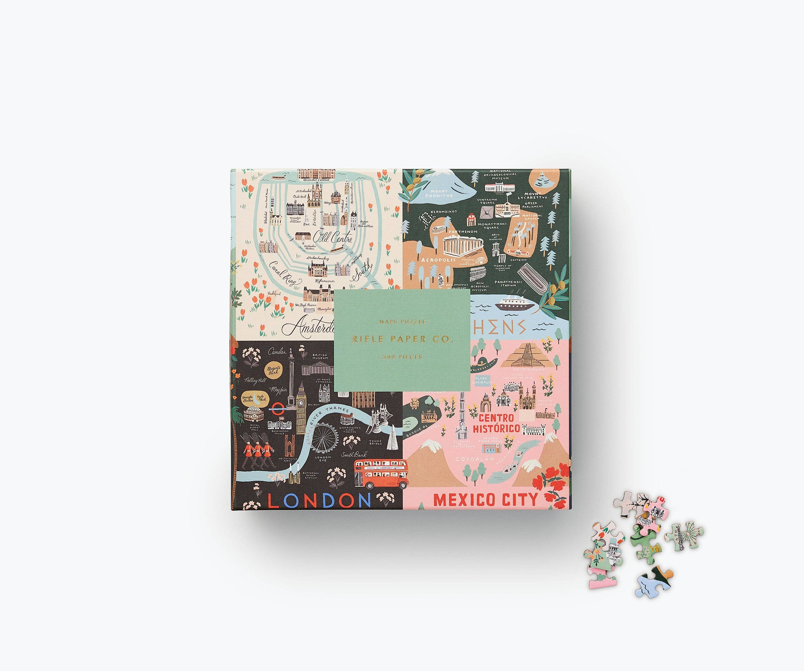 RIFLE PAPER CO - Maps Jigsaw Puzzle