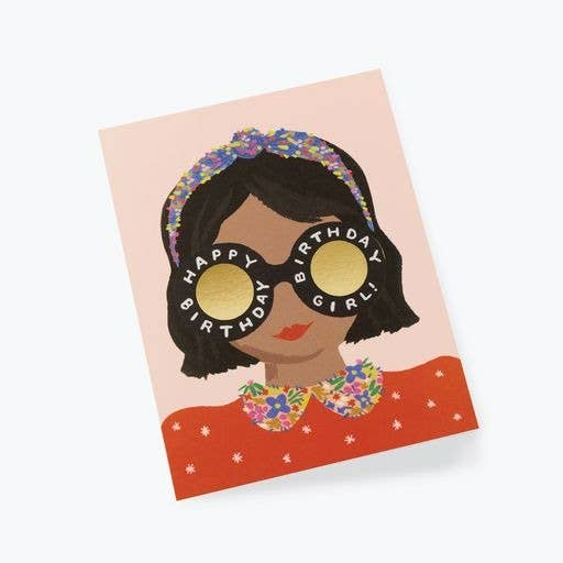 RIFLE PAPER CO - Headband Birthday Girl Card