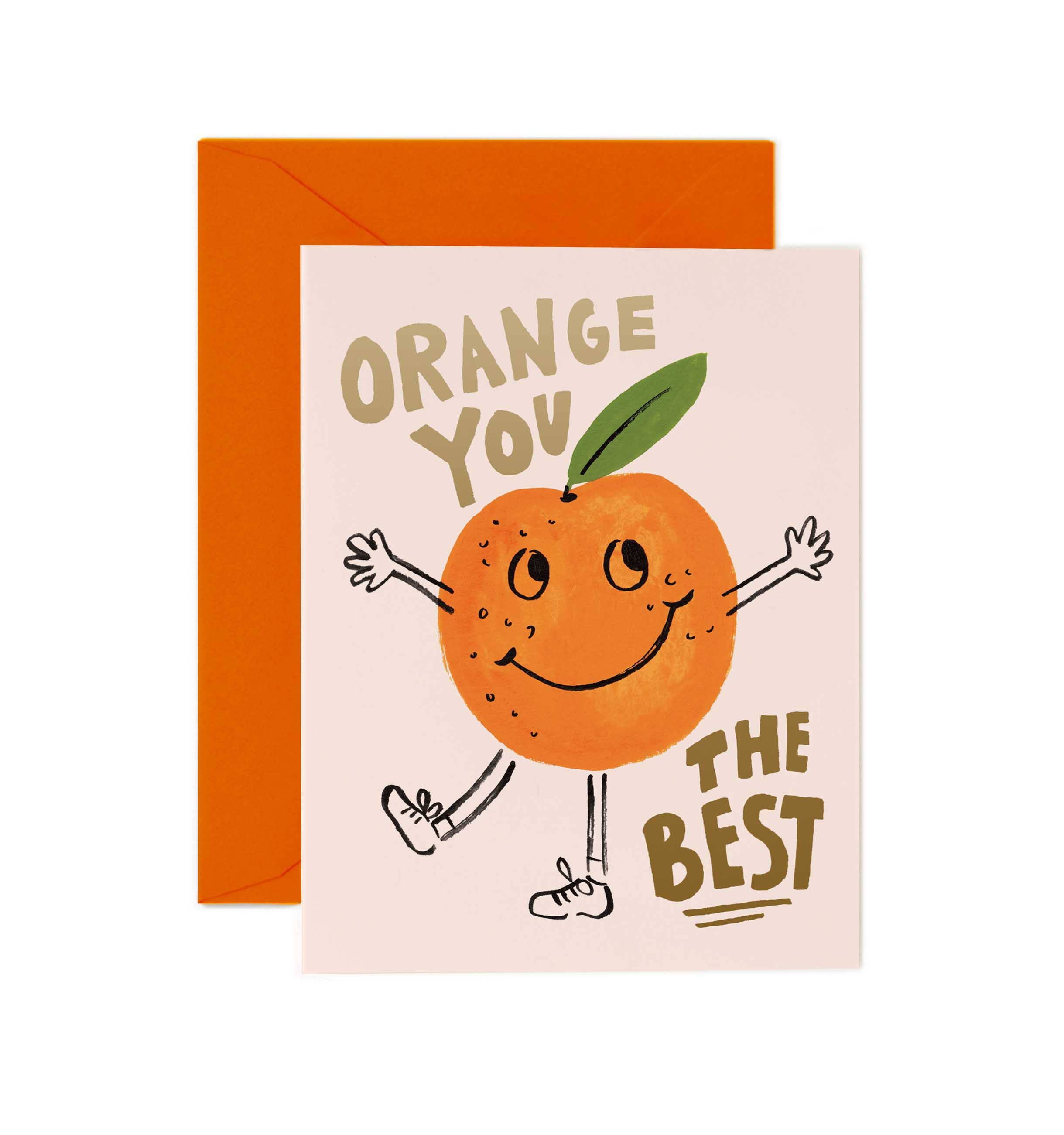 RIFLE PAPER CO - Orange You The Best Card