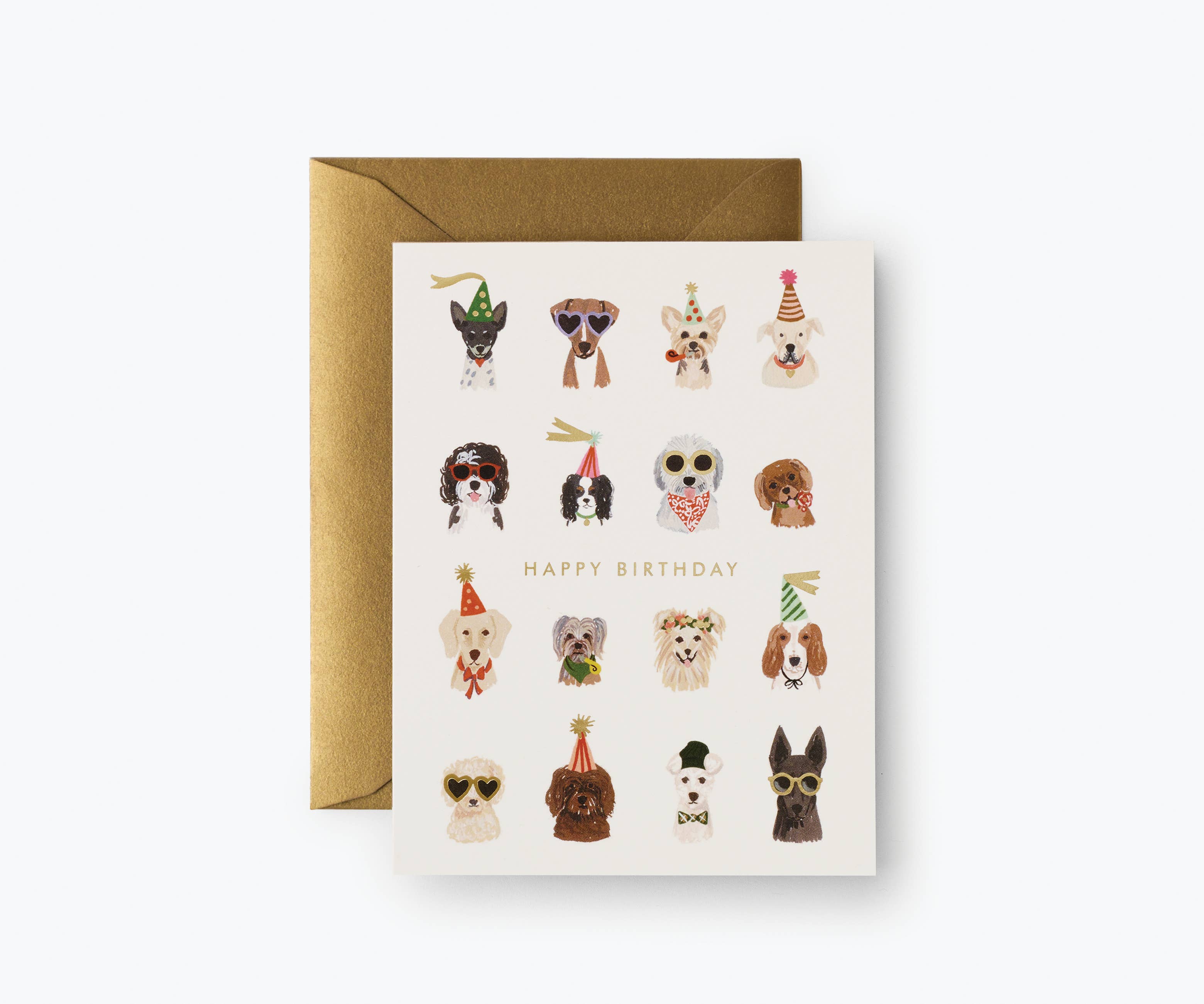 RIFLE PAPER CO - Party Pups Birthday Card