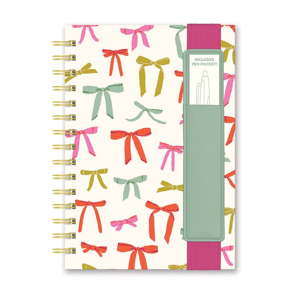 STUDIO OH! - Put a Bow on It Oliver Notebook with Pen Pocket