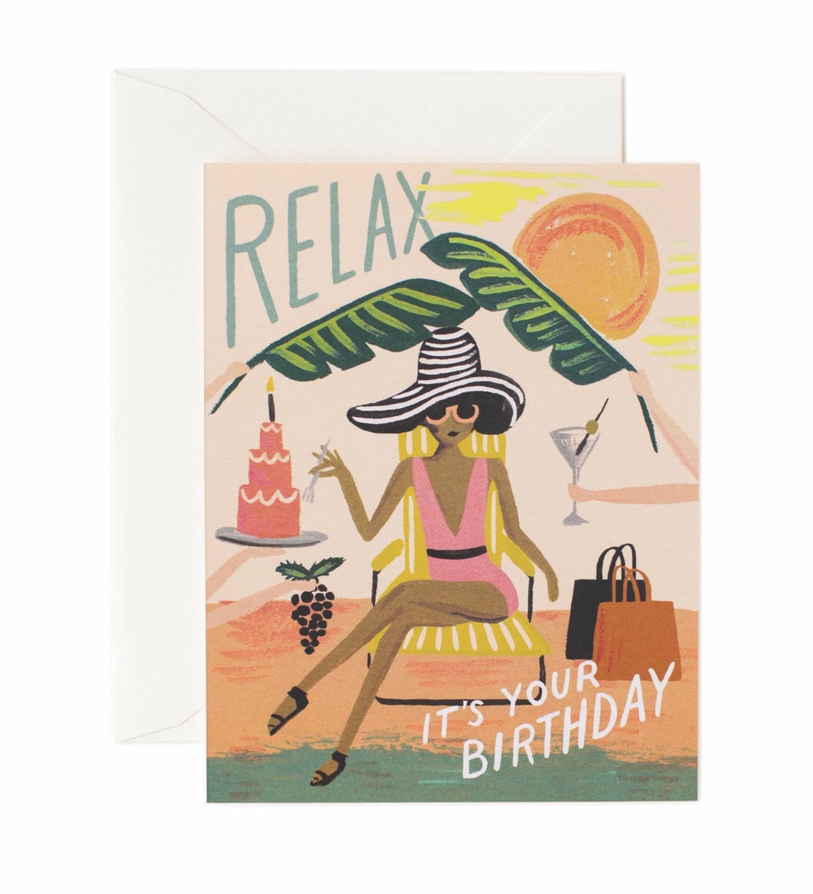 RIFLE PAPER CO - Relax Birthday Card