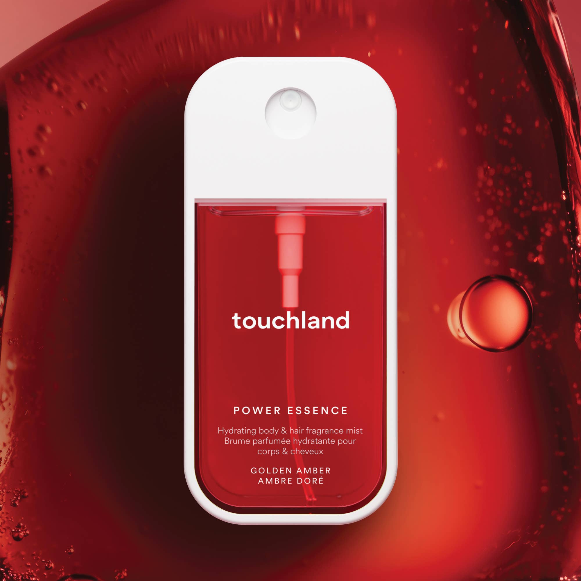 TOUCHLAND - Golden Amber Power Essence Body & Hair Fragrance Mist