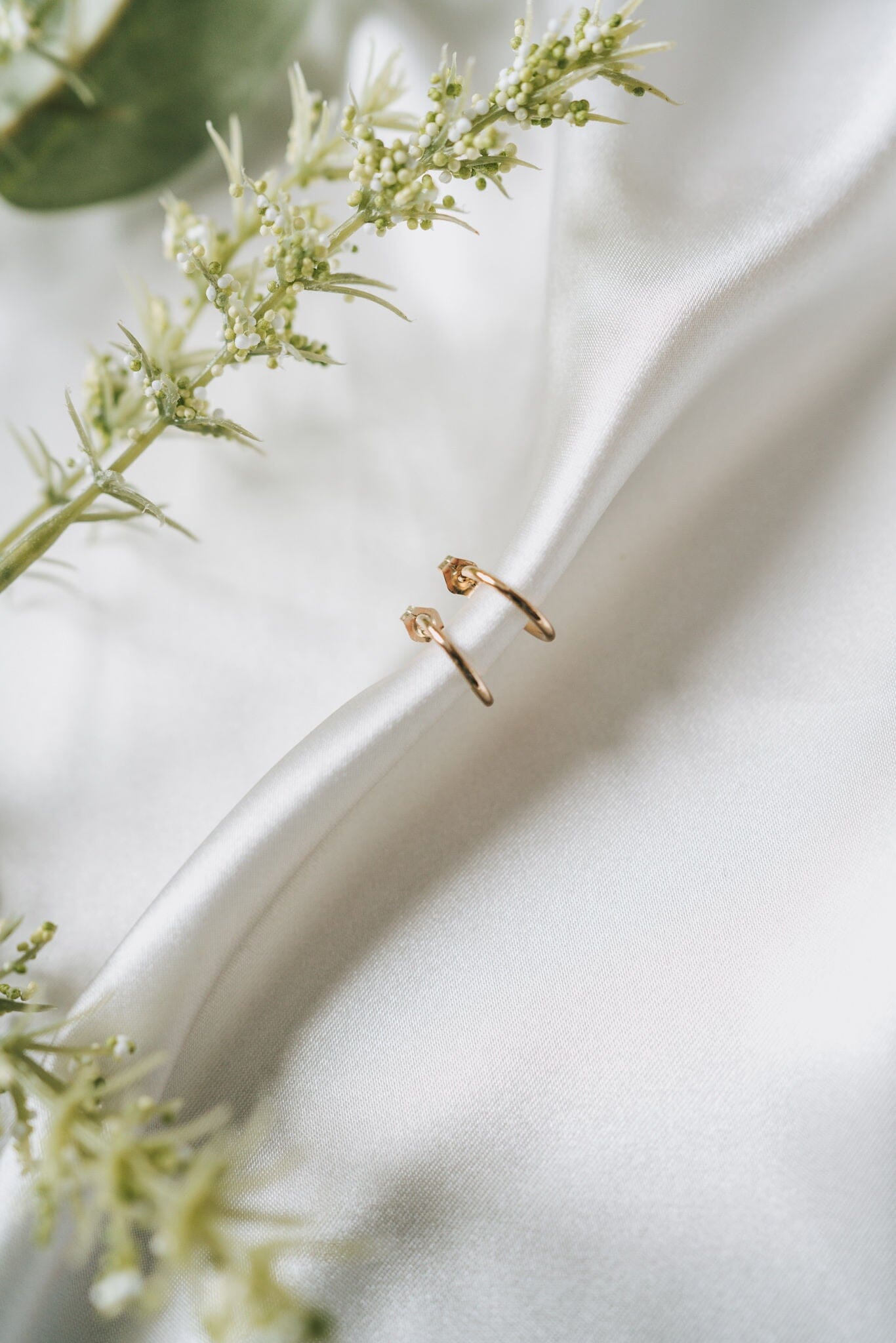 Golden Whispers Hoop Earrings