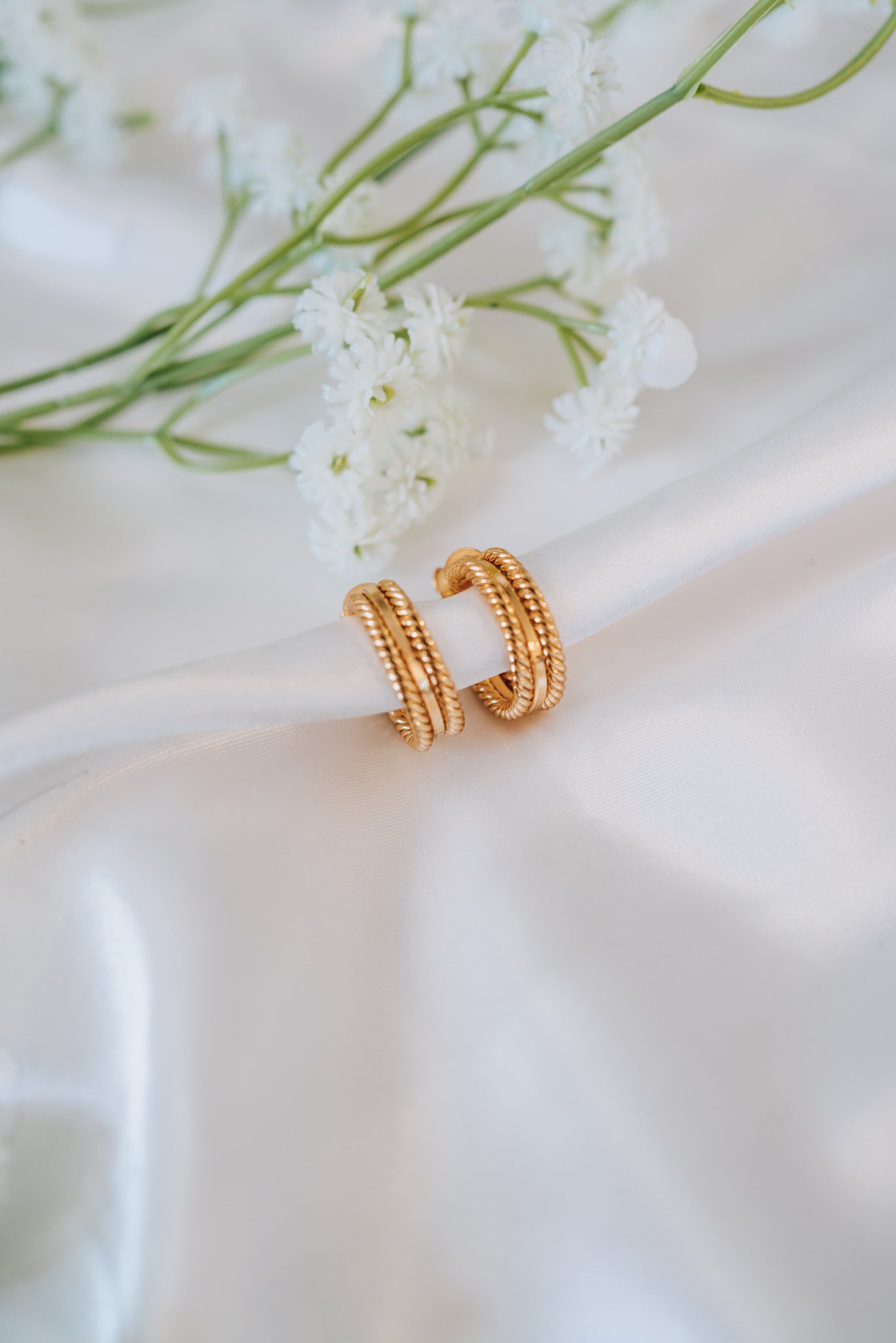 Standing Tall Hoop Earrings