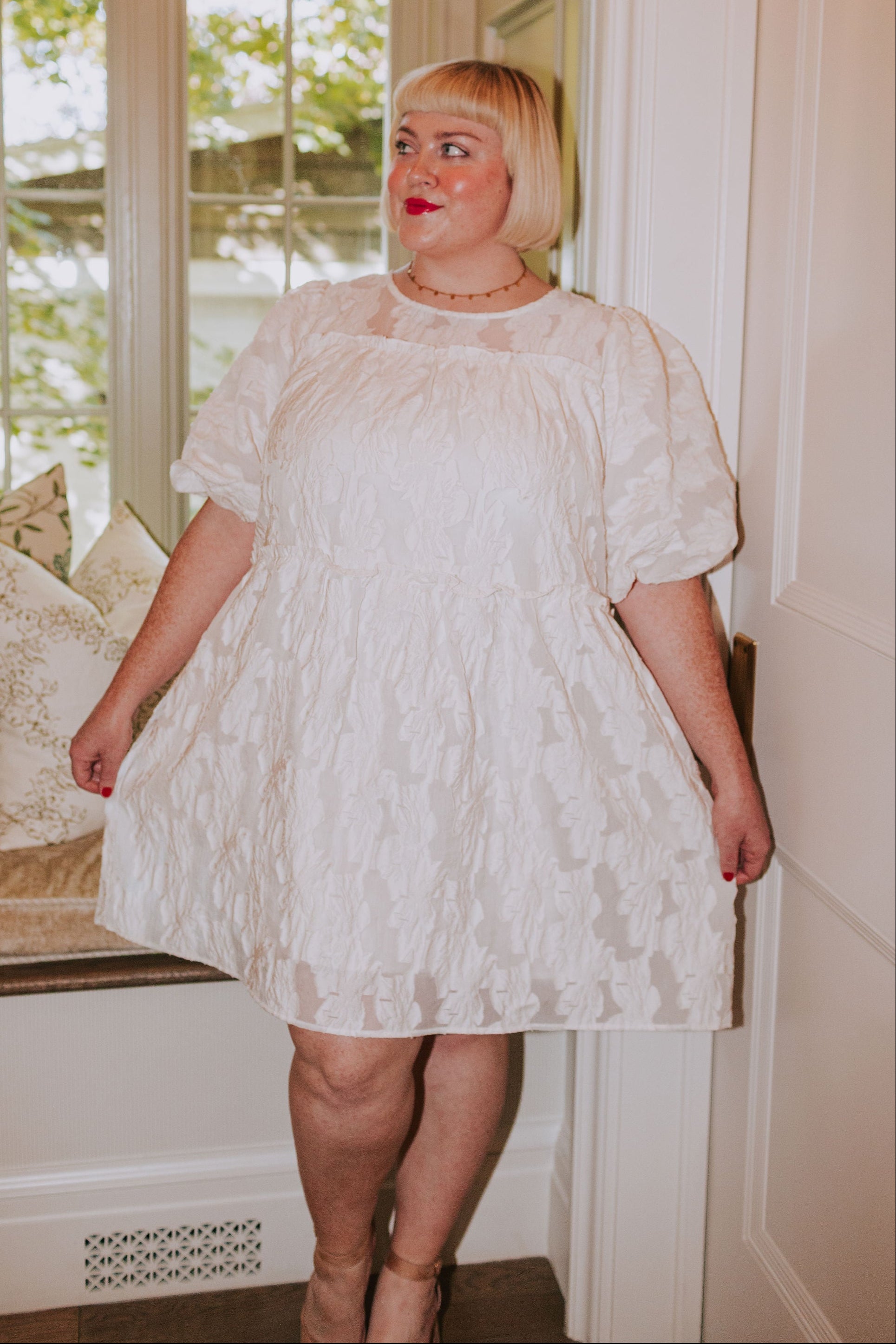 knee length dresses for ladies Plus Size