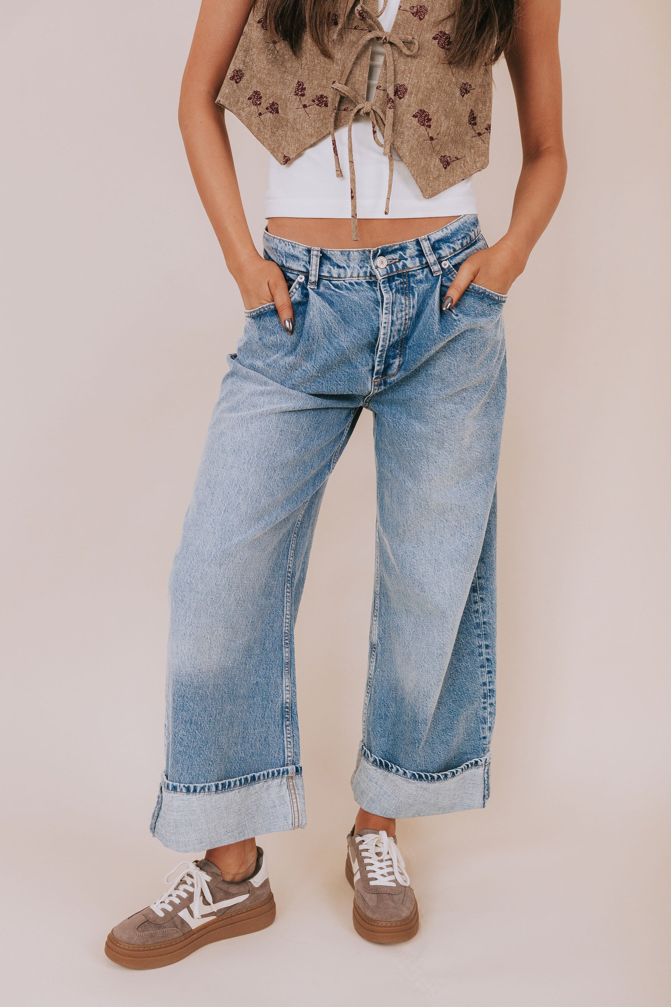 FREE PEOPLE - Alia Wide-Leg Jeans
