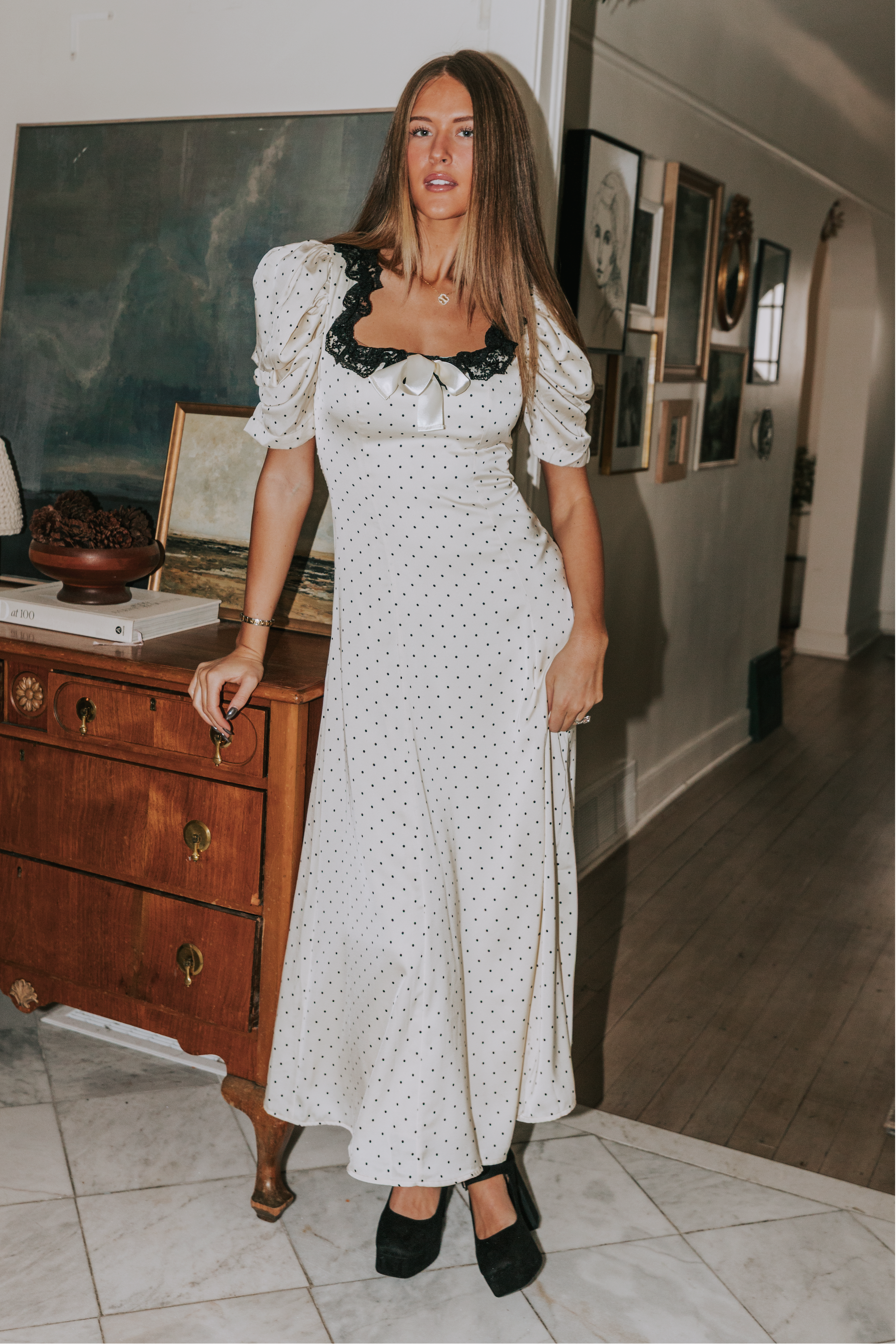 Polka Dot Frills Dress