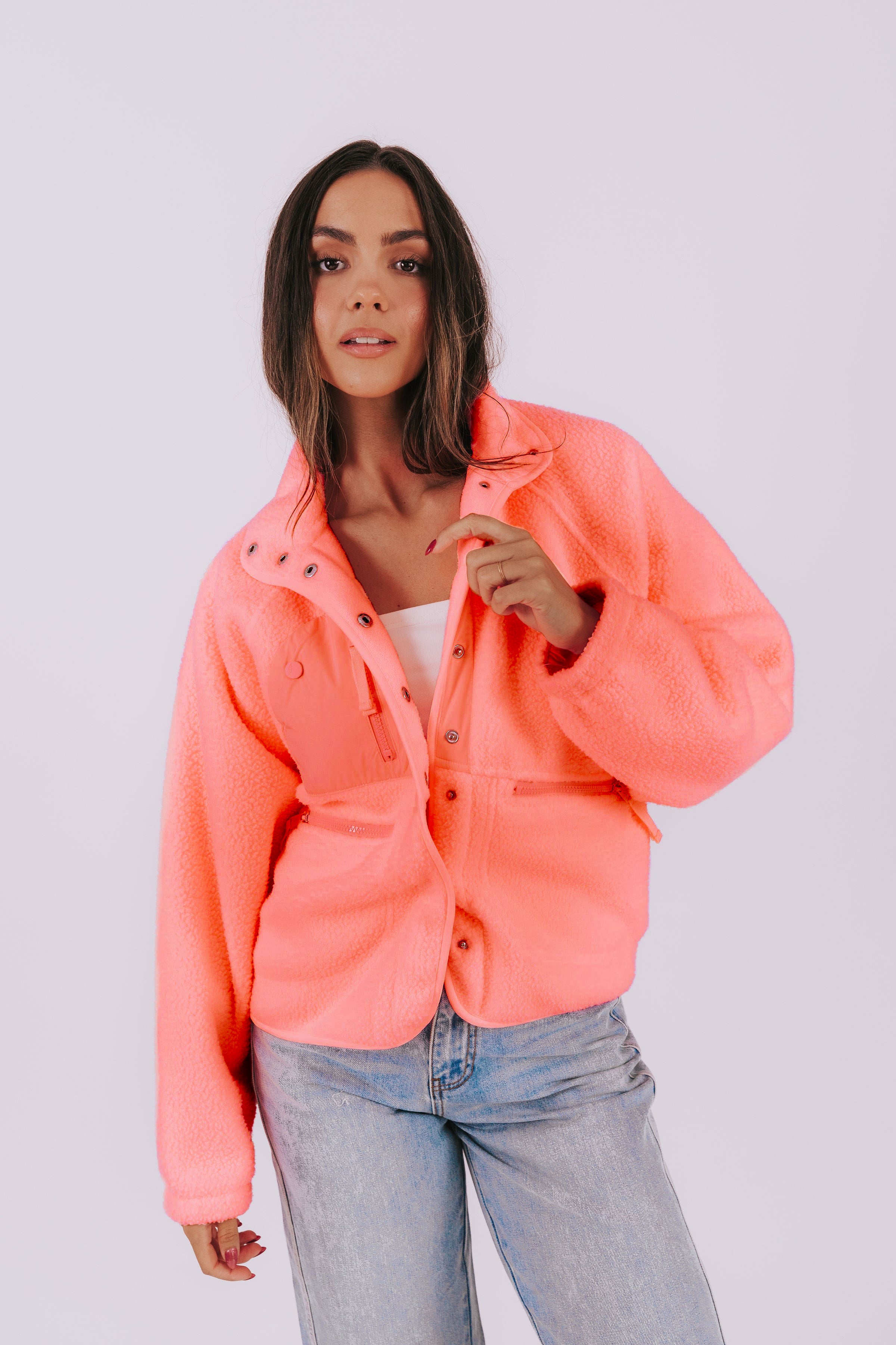 FREE PEOPLE - Hit The Slopes Fleece Jacket - 5 Colors!