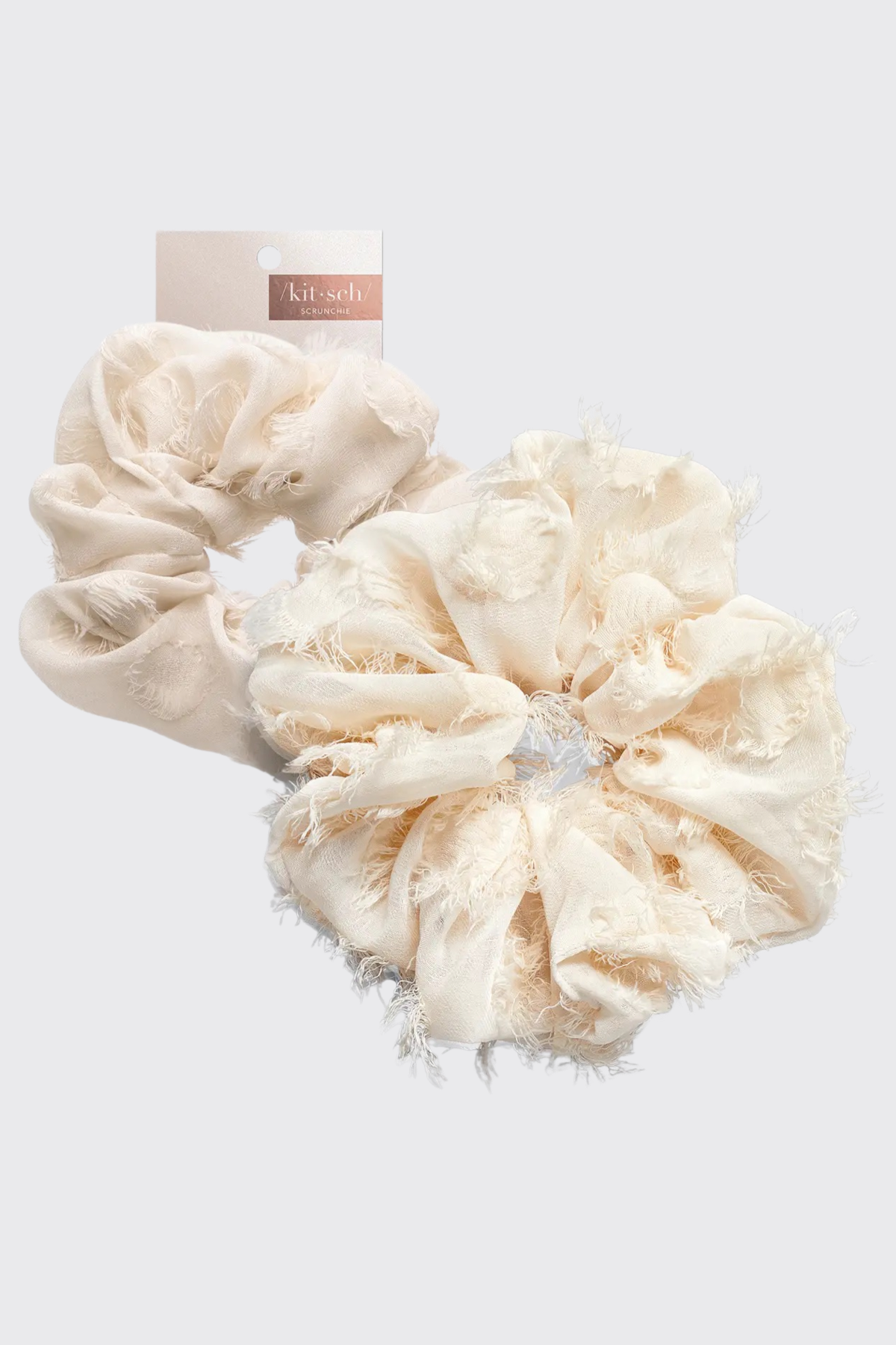 KITSCH - Brunch Scrunchie - Frayed Linen