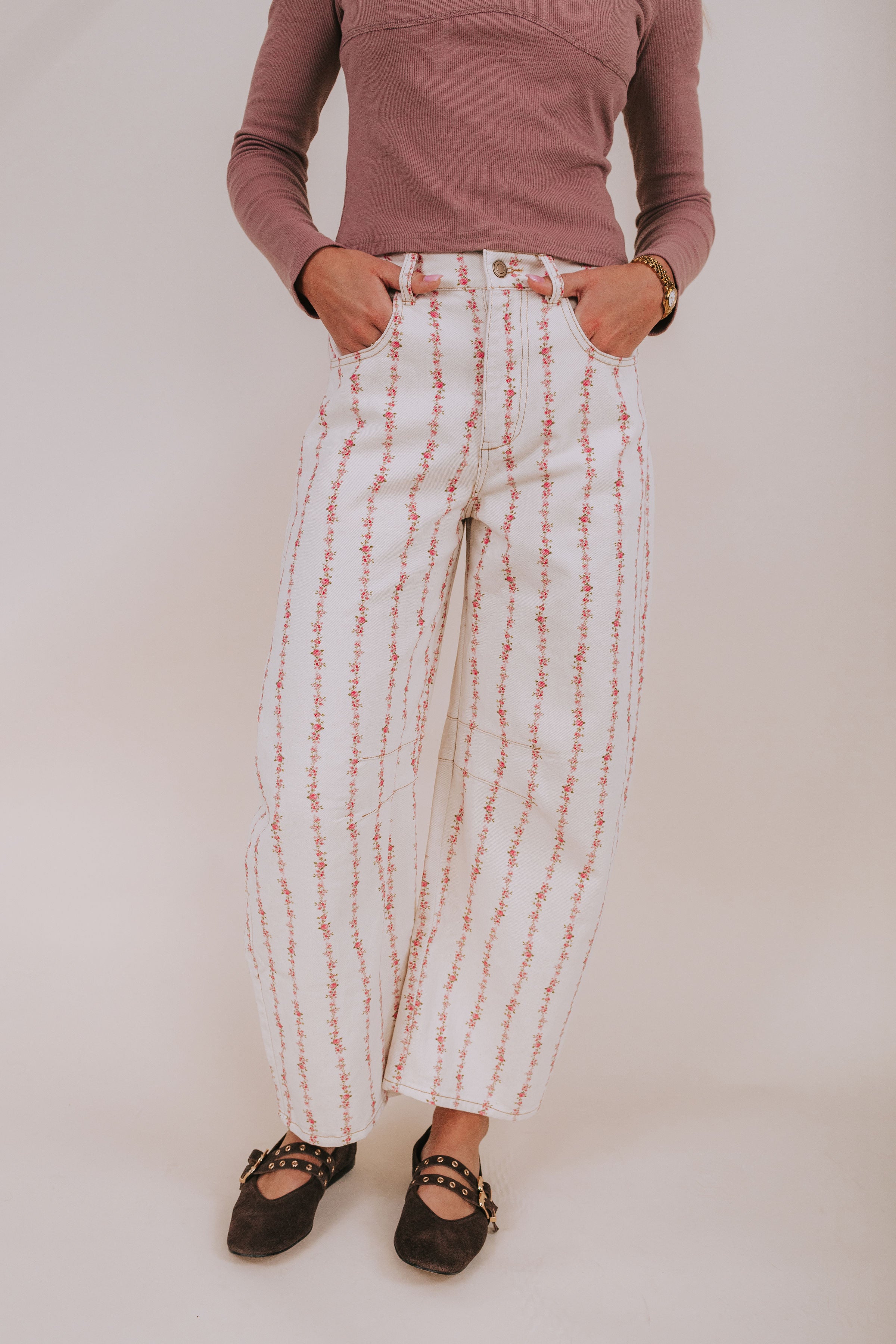 Flirty Florals Jeans