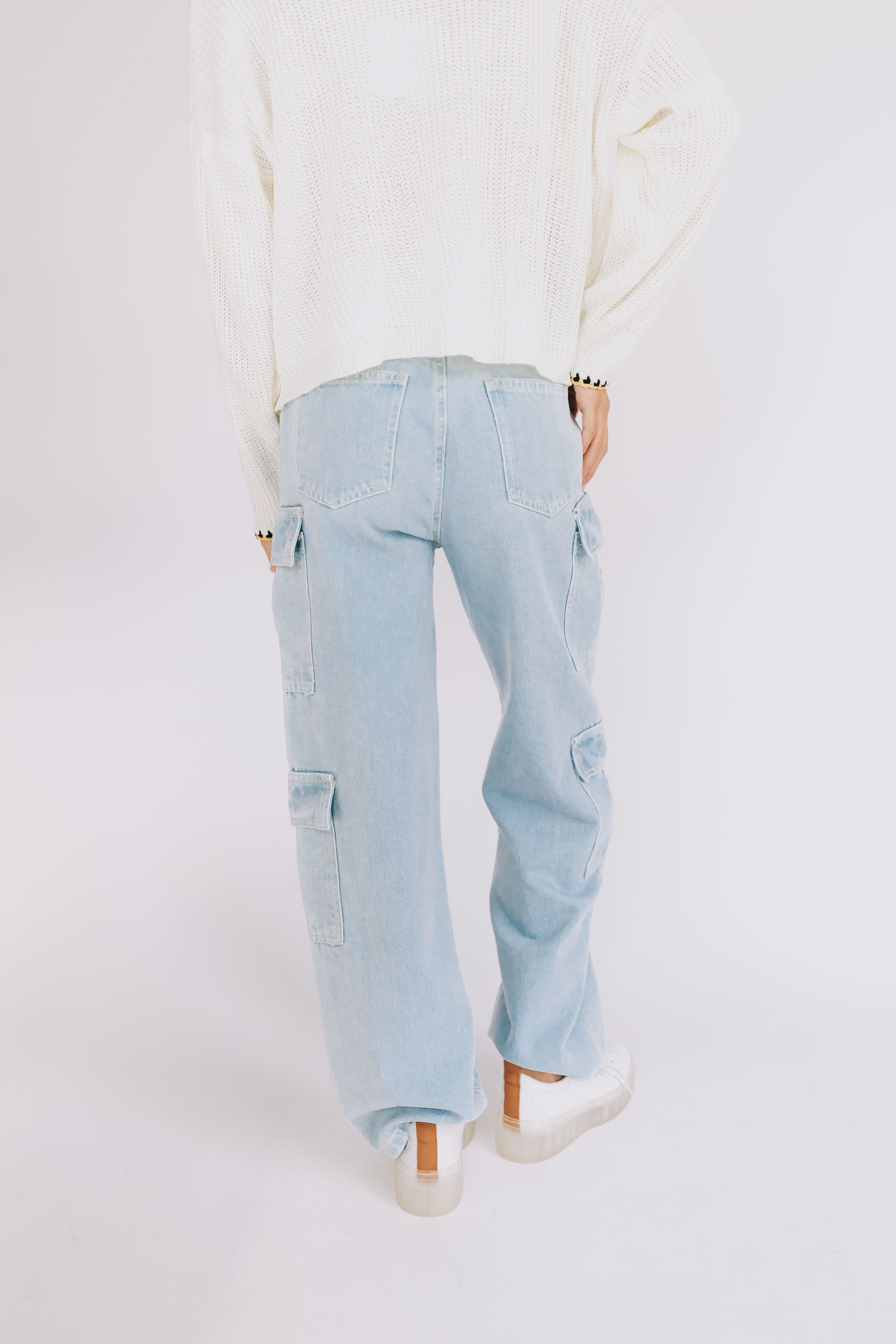 Say It Loud Cargo Jeans - 2 Colors!