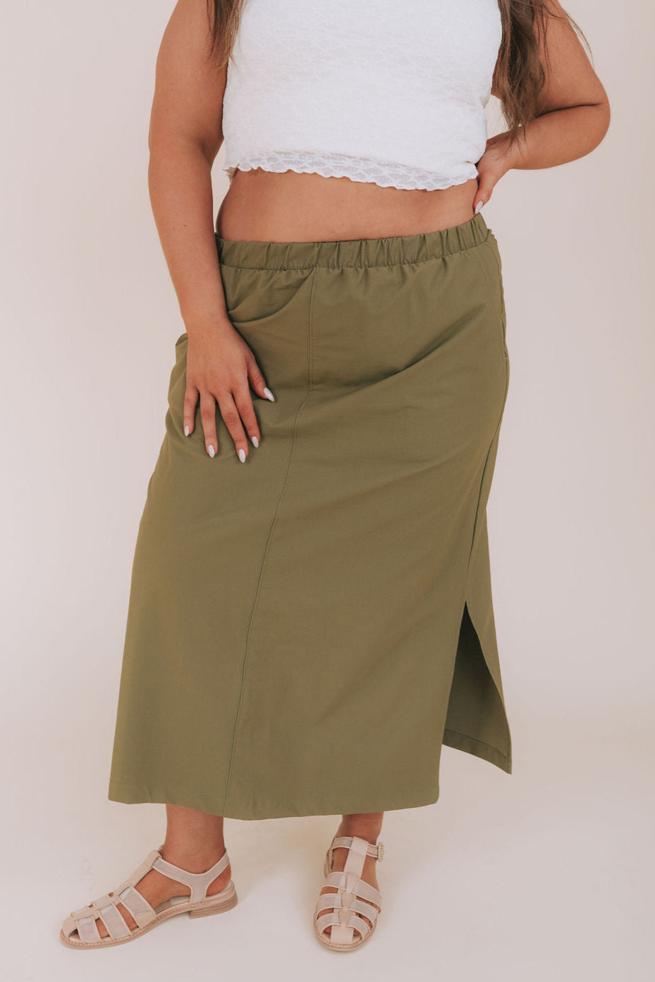 PLUS SIZE - In The Spotlight Skirt