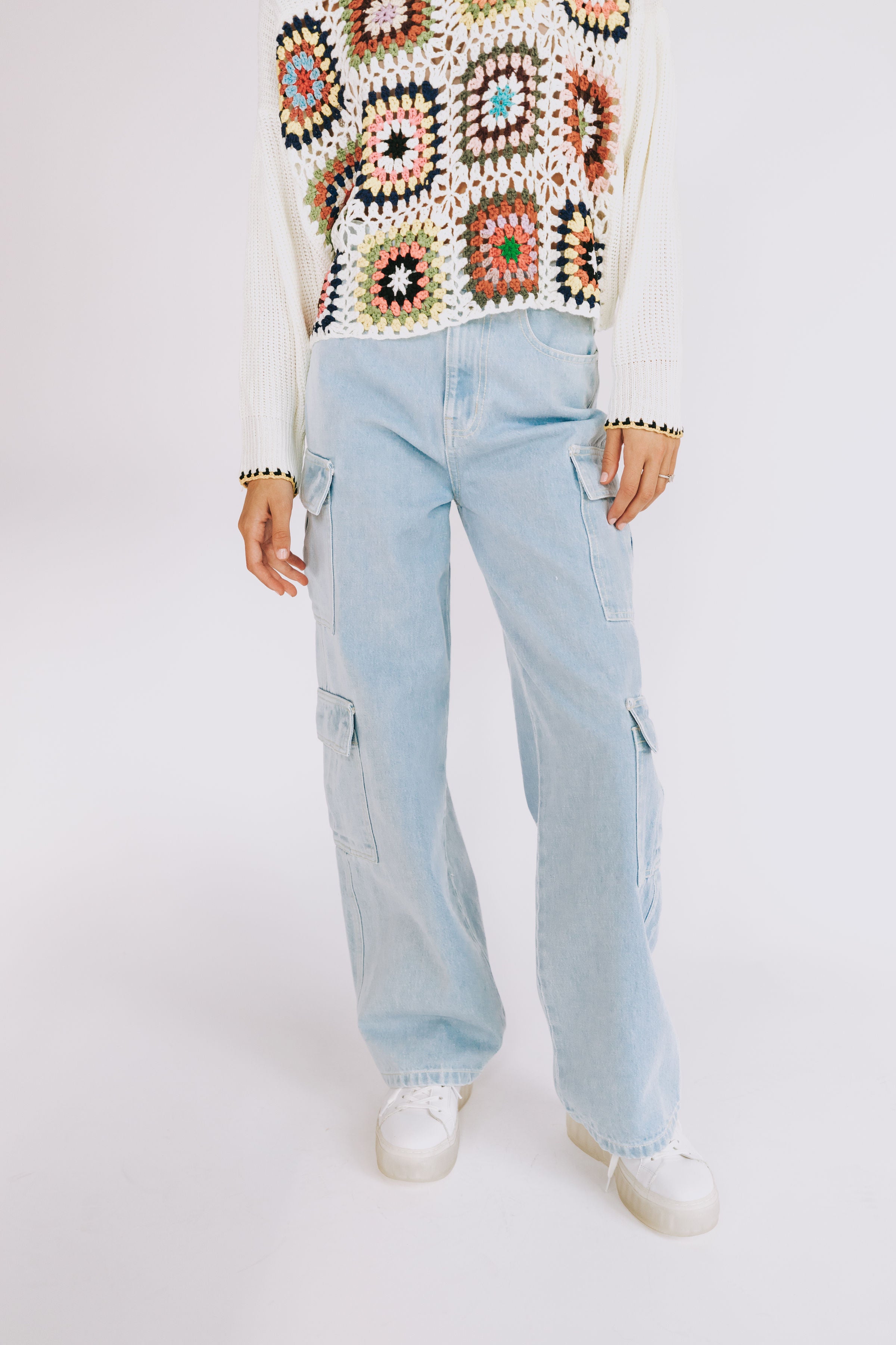 Say It Loud Cargo Jeans - 2 Colors!