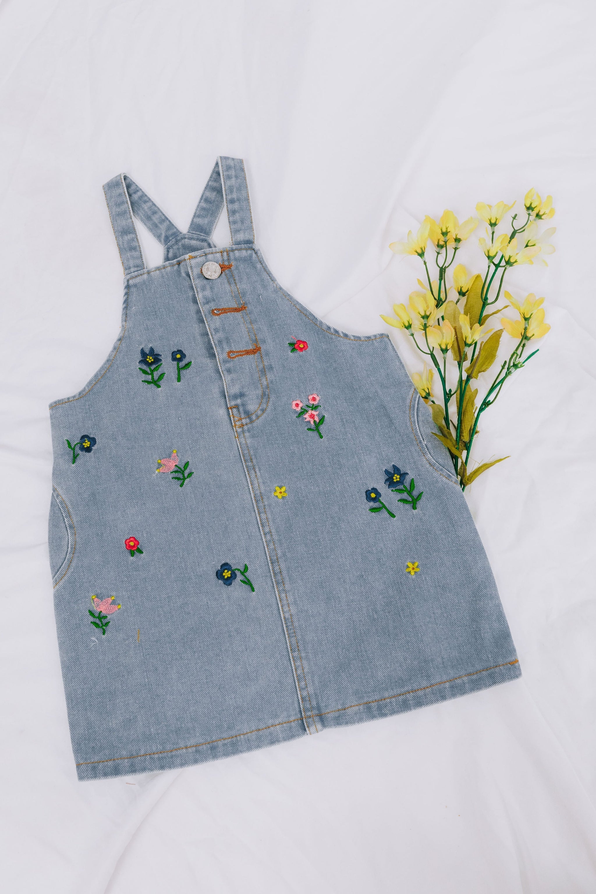Blue Jean Baby Overall Dress