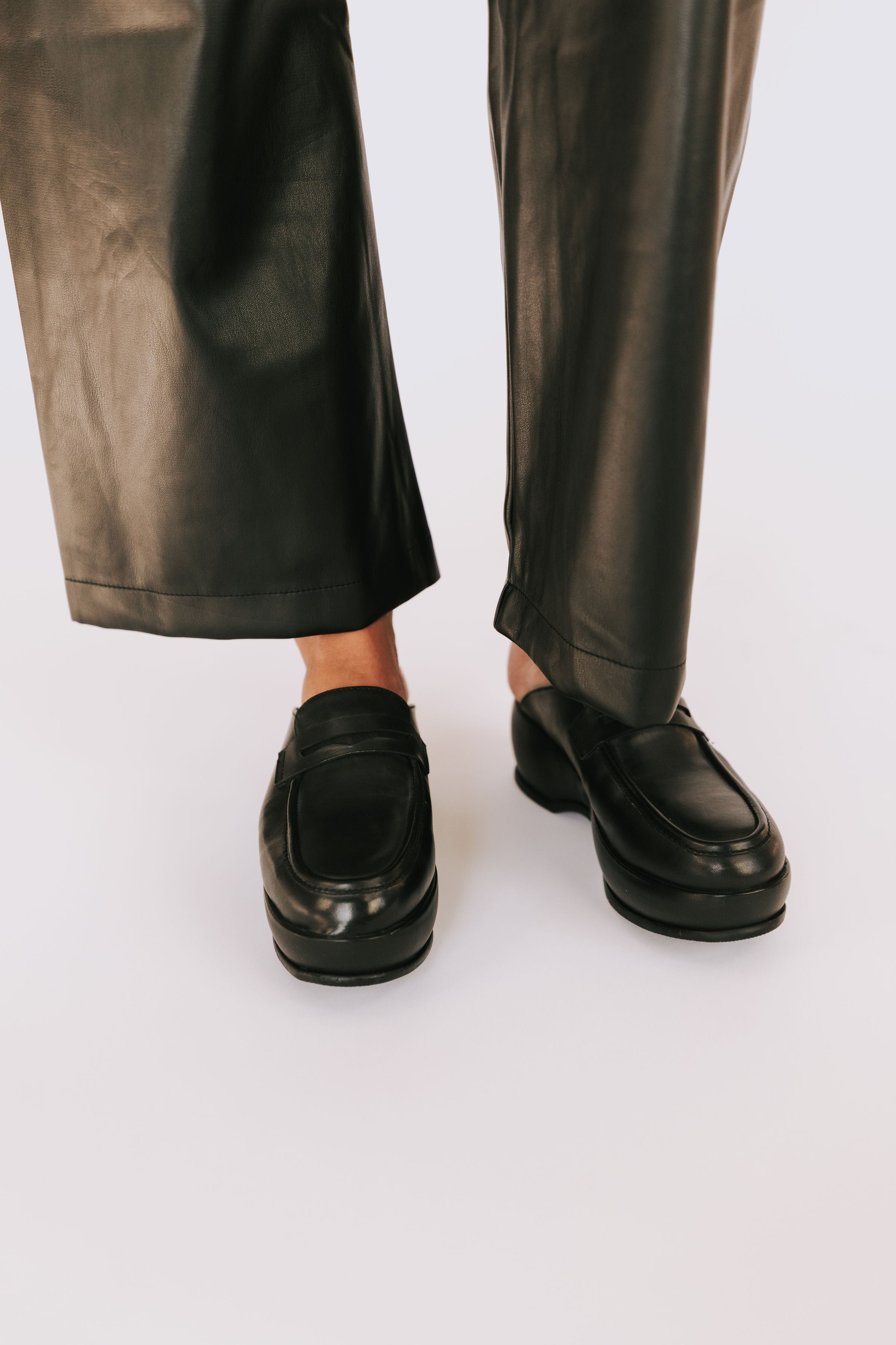 FREE PEOPLE - Winston Platform Loafer Mules
