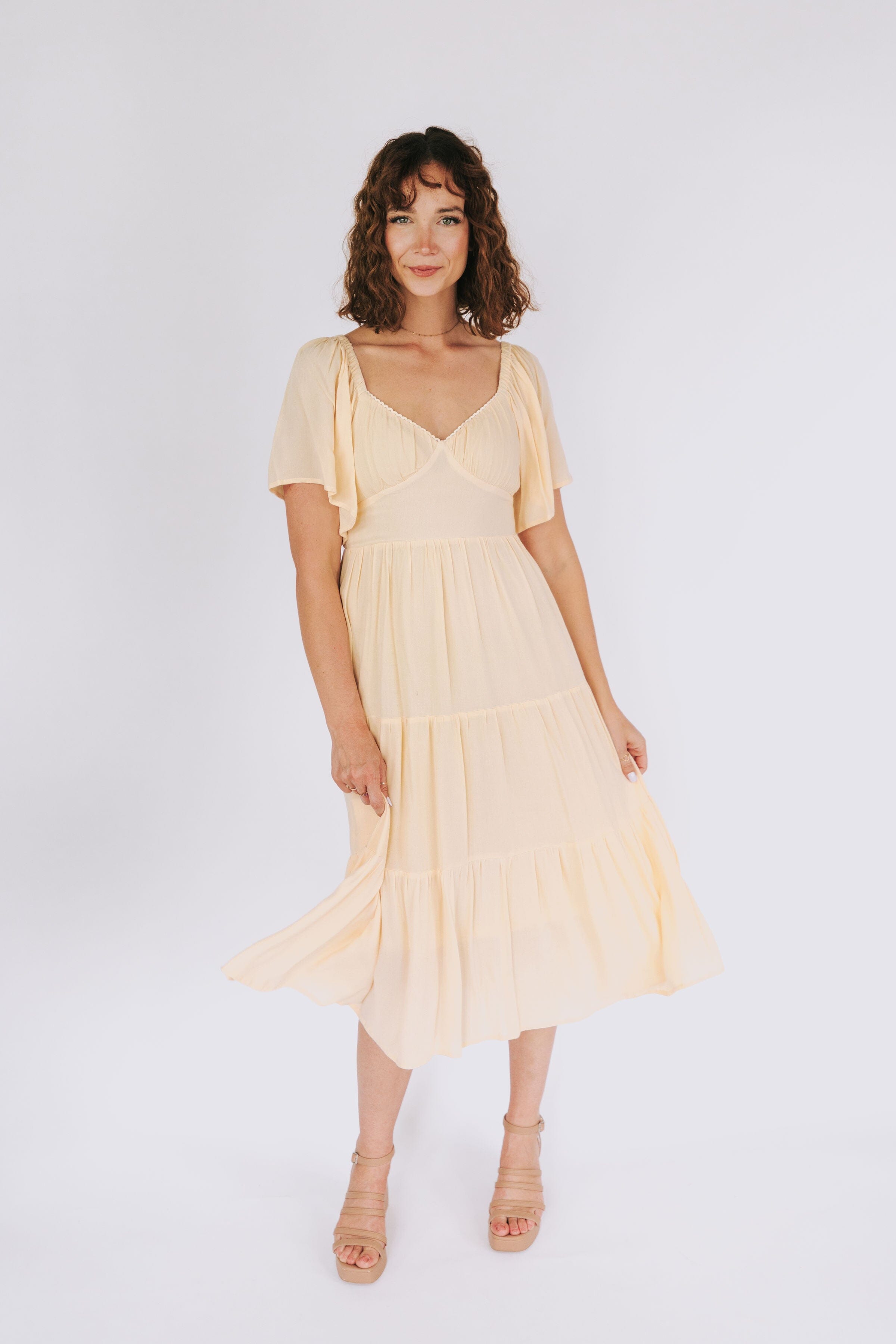 In A Flutter Dress