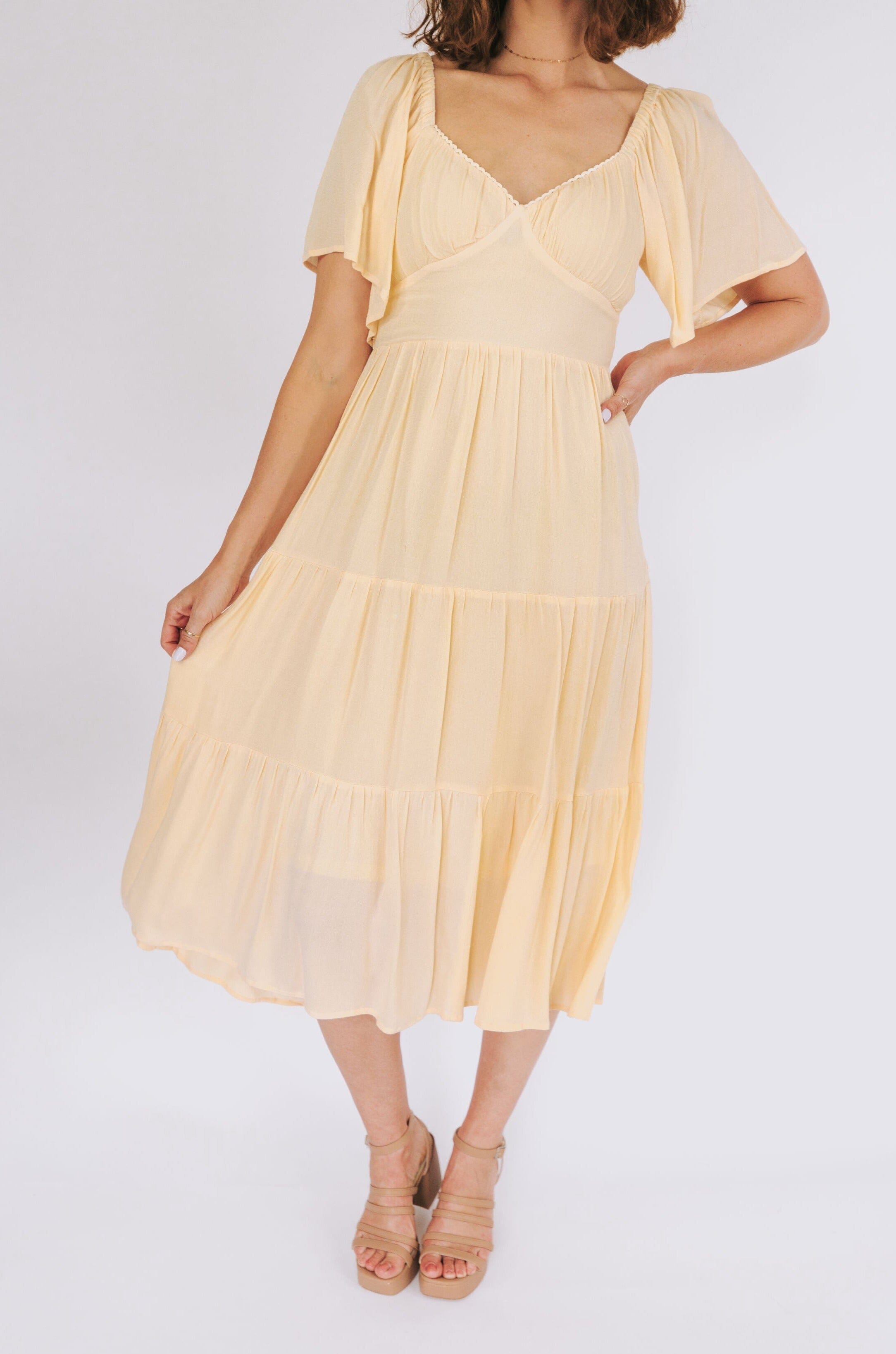 In A Flutter Dress