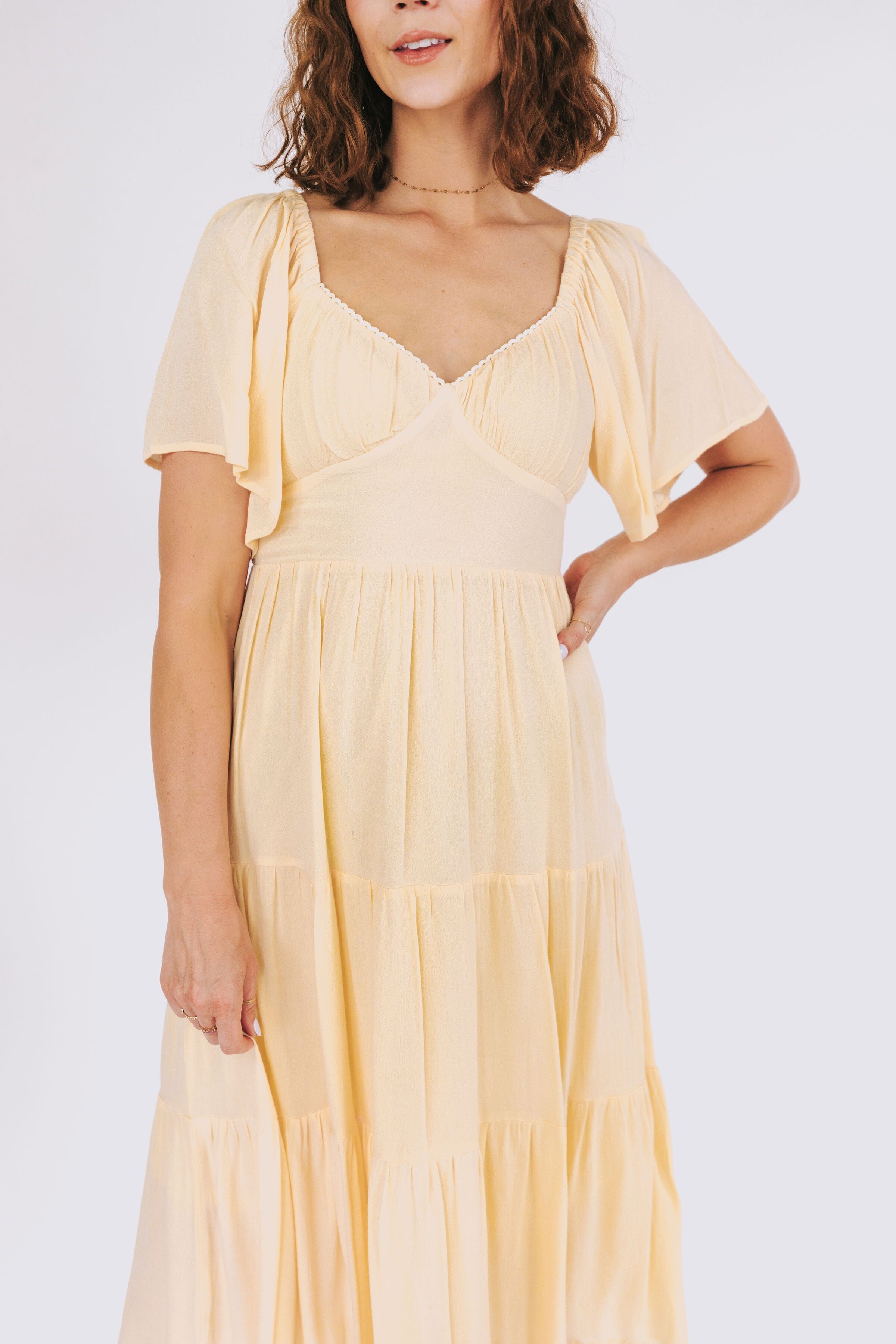 In A Flutter Dress