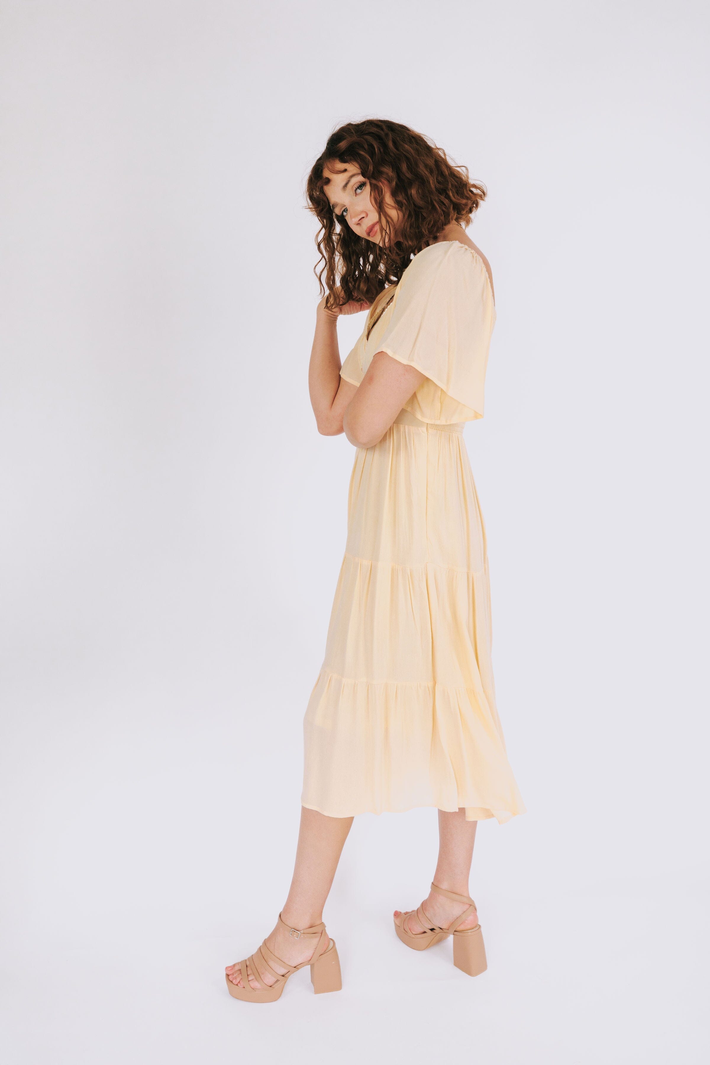 In A Flutter Dress