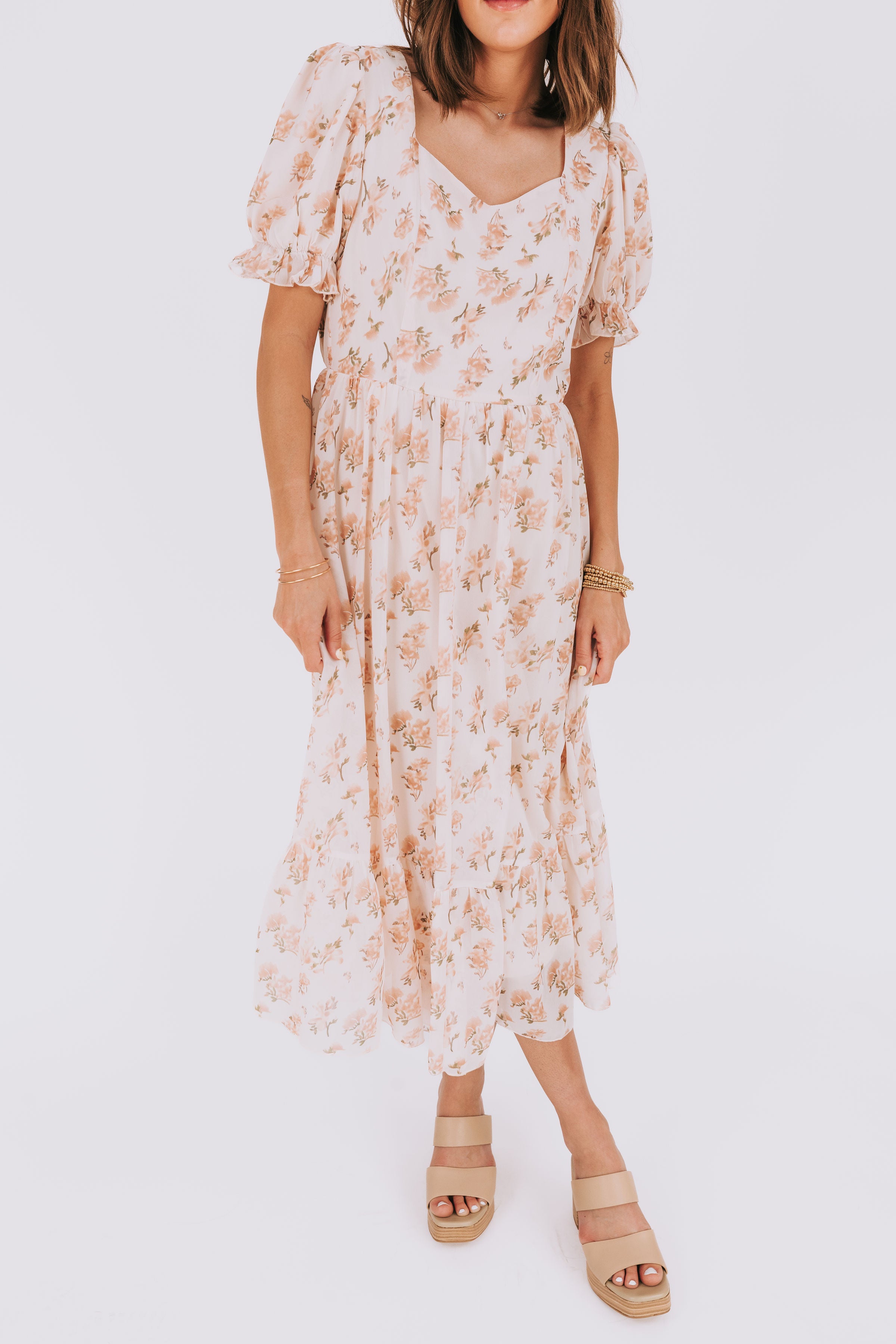 Bouquet Drapery Dress