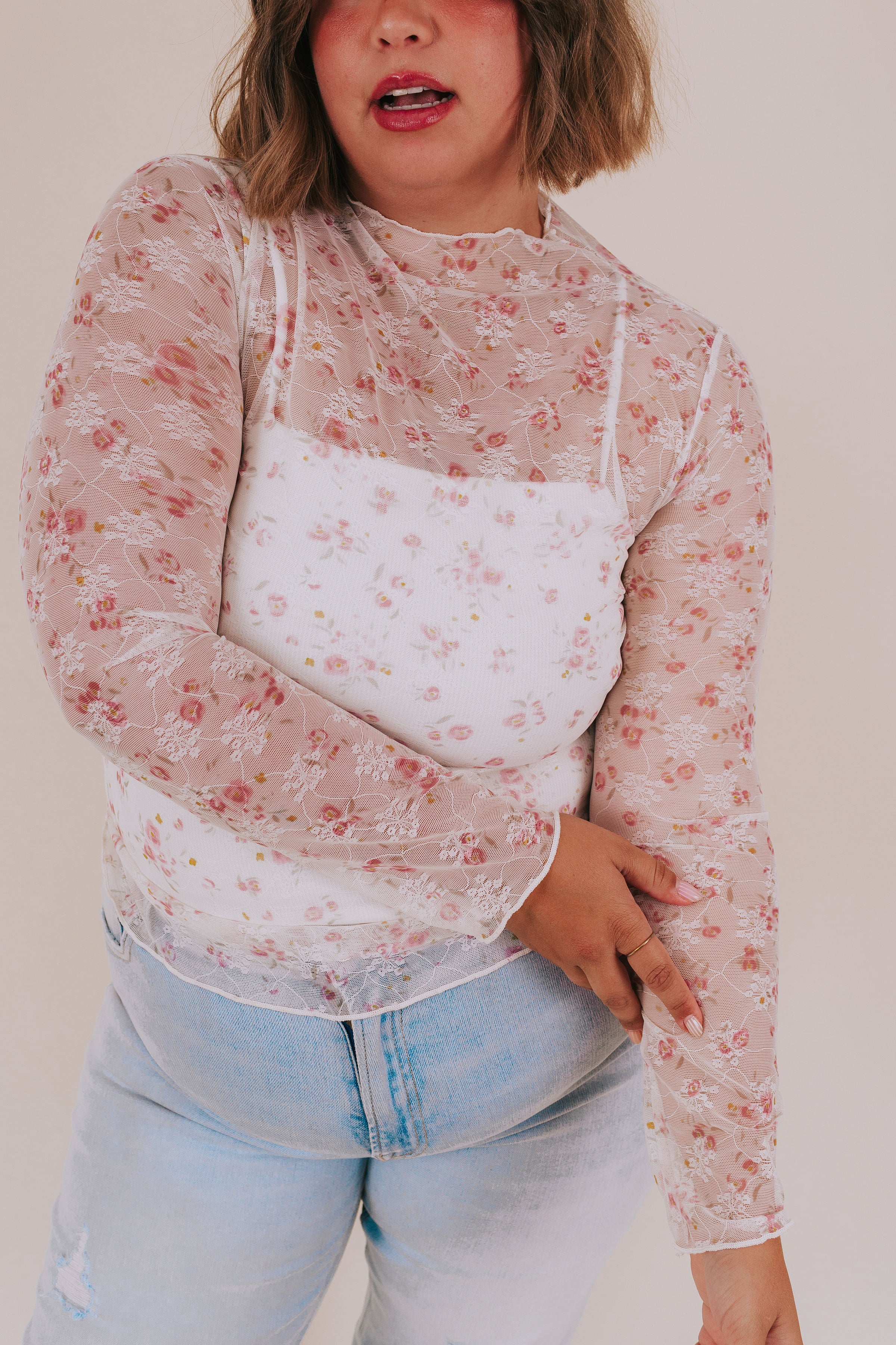 PLUS SIZE - Bloom All Day Top - 2 Colors!