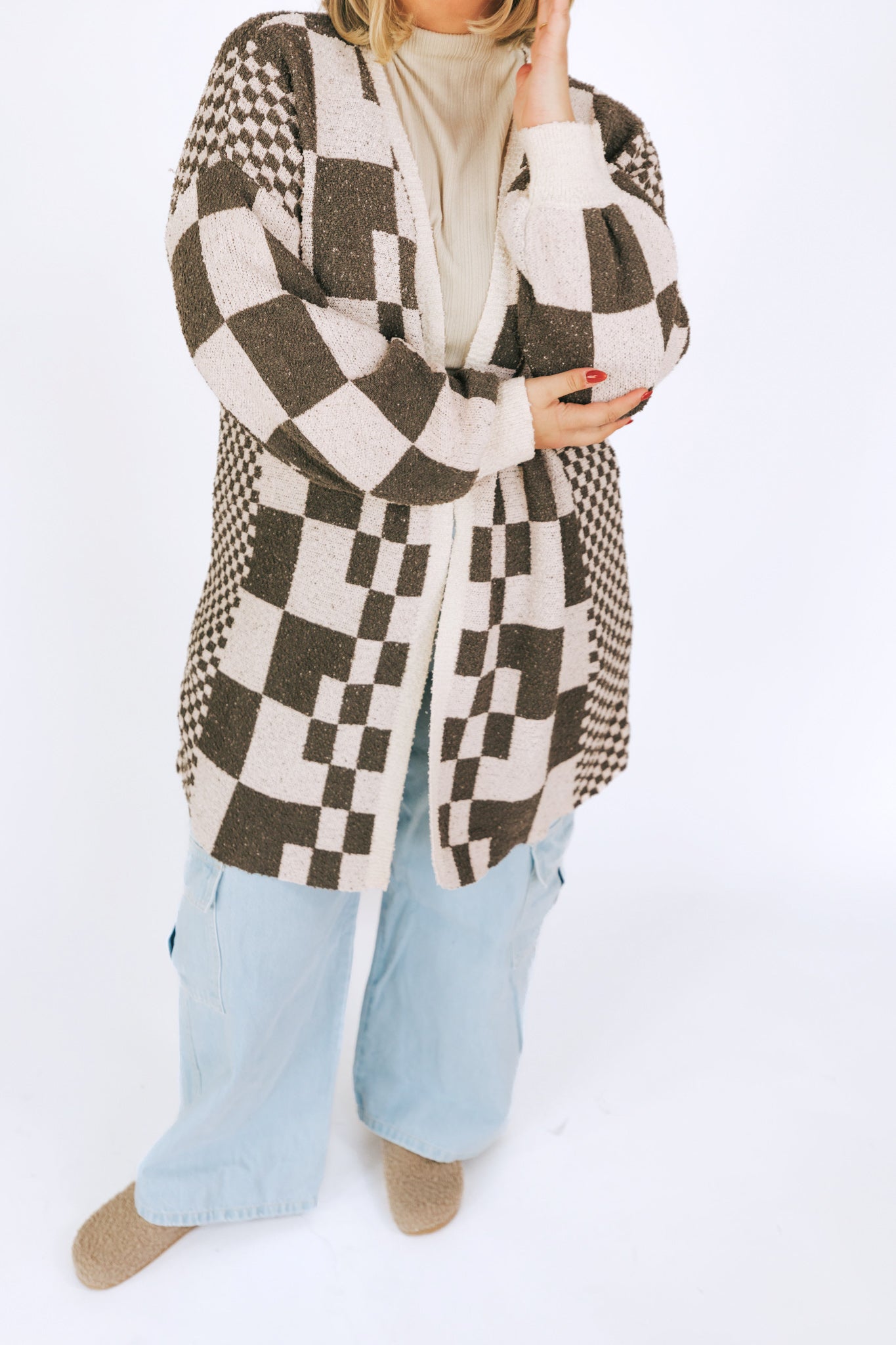 PLUS SIZE - Check On Me Cardigan