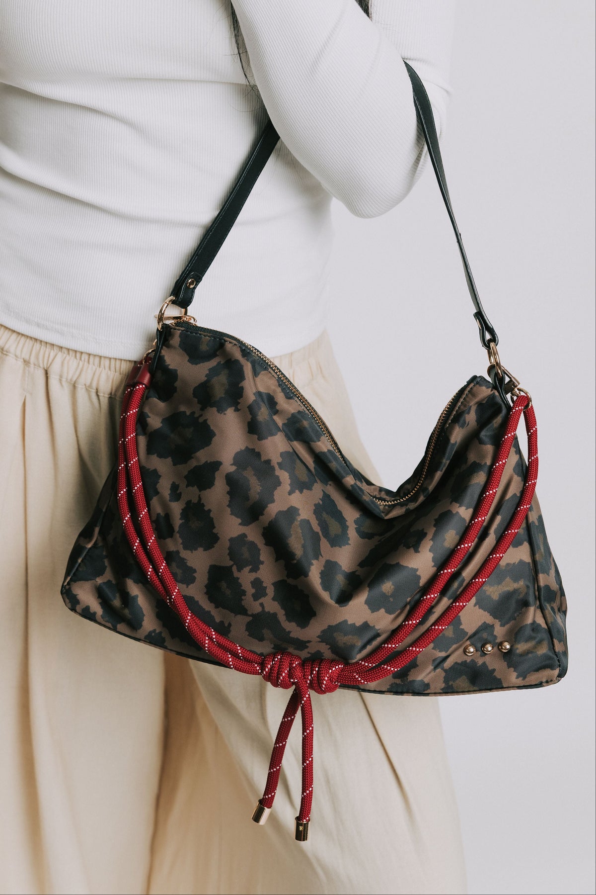 PRETTY SIMPLE - Nikki Nylon Slouchy Shoulder Bag