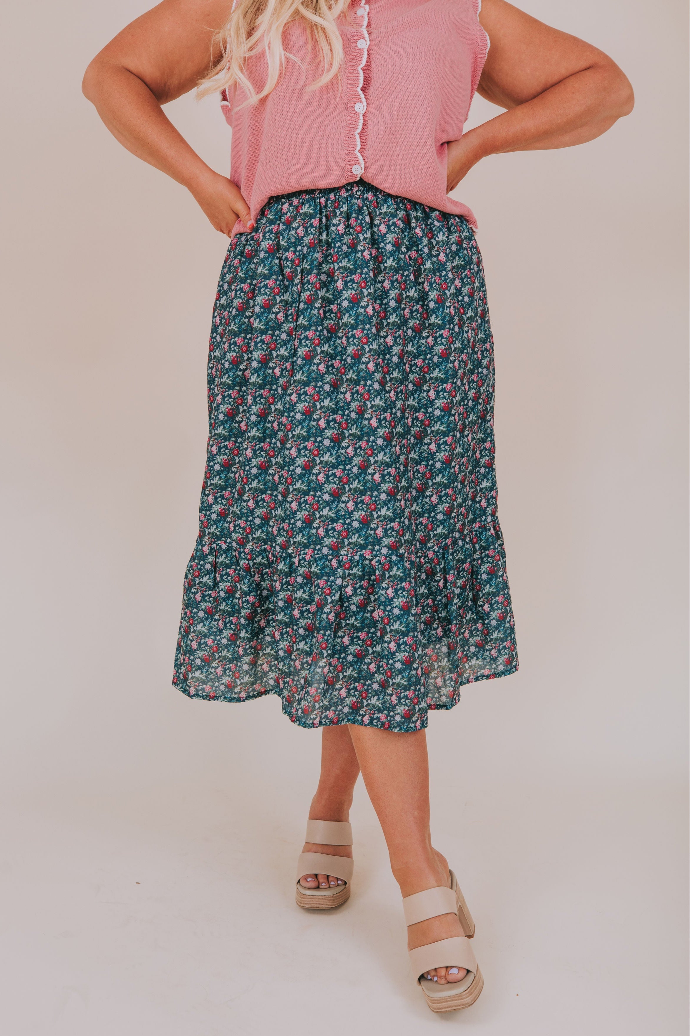 PLUS SIZE - Safest Place Skirt