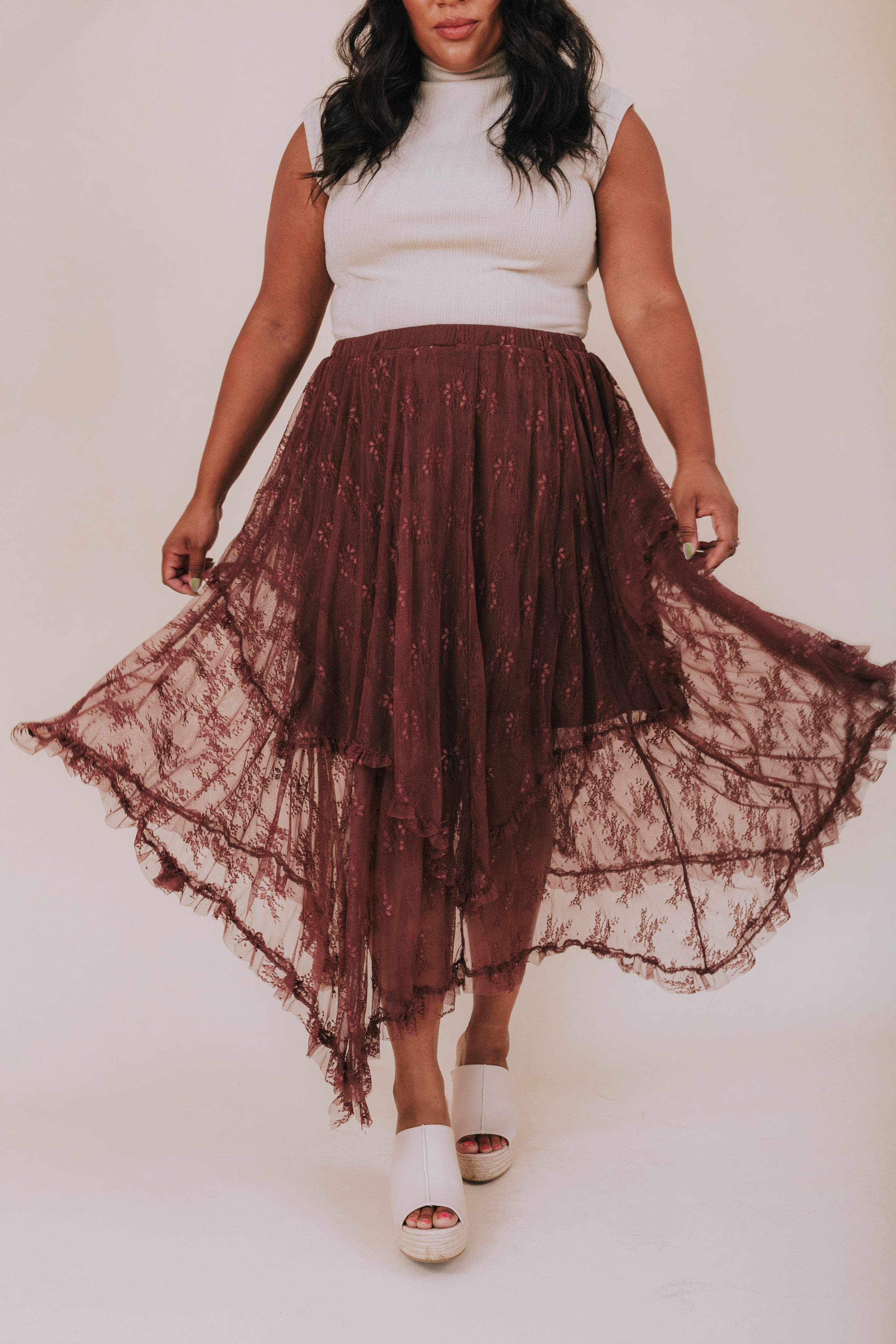 PLUS SIZE - Almost Lover Skirt