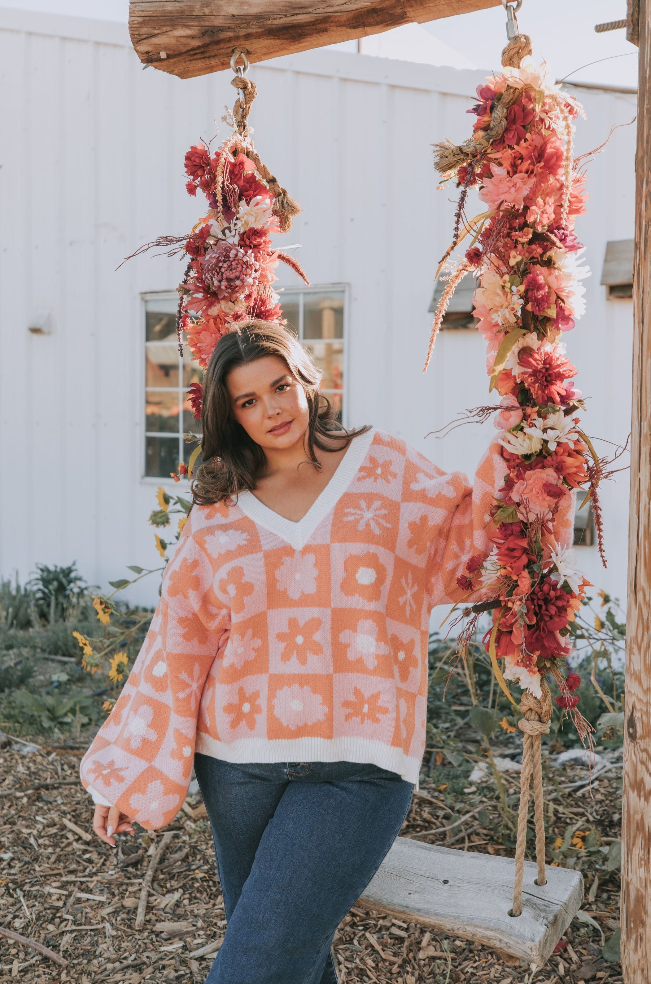 PLUS SIZE - Painted With Love Sweater