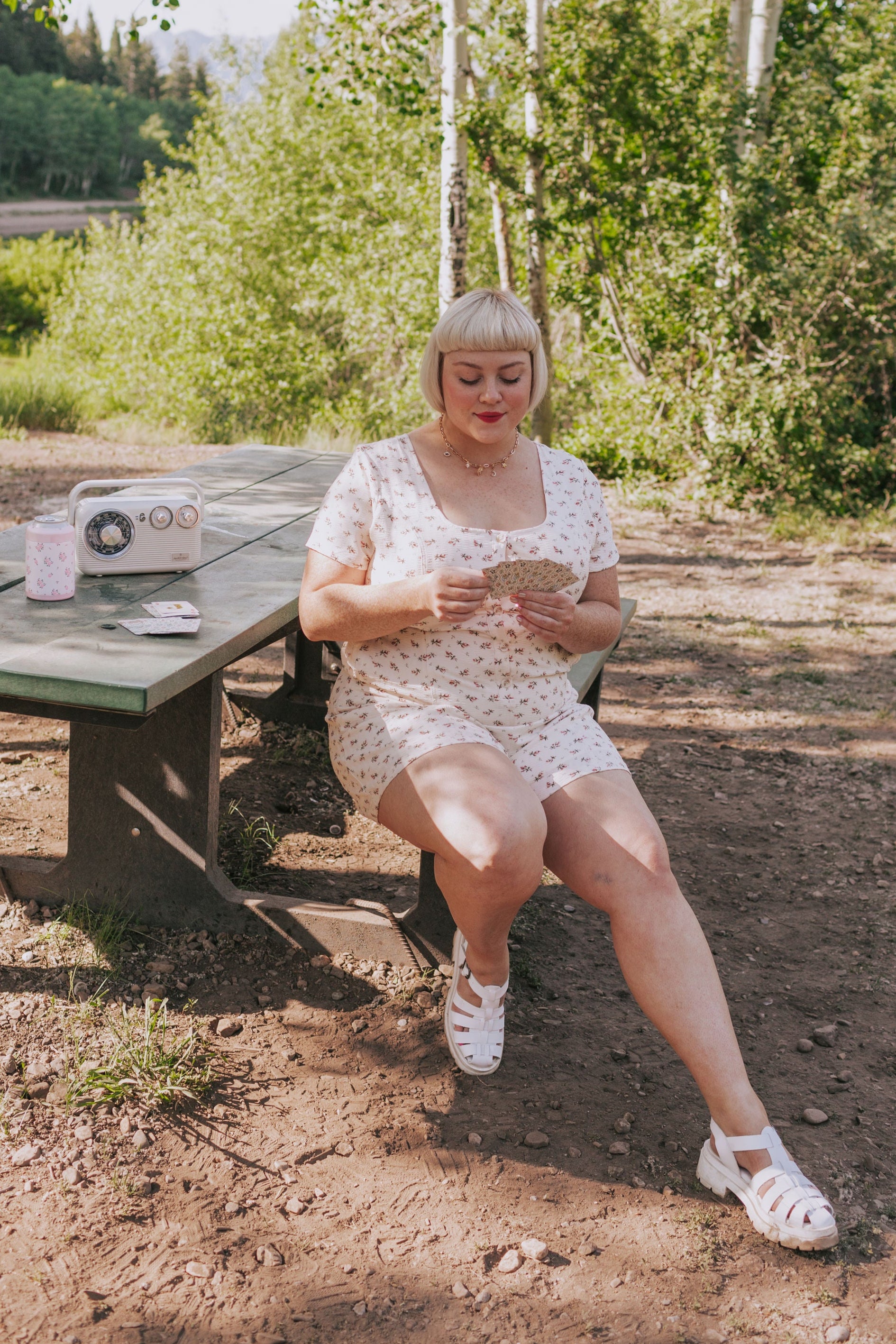 PLUS SIZE - Petal Pop Romper