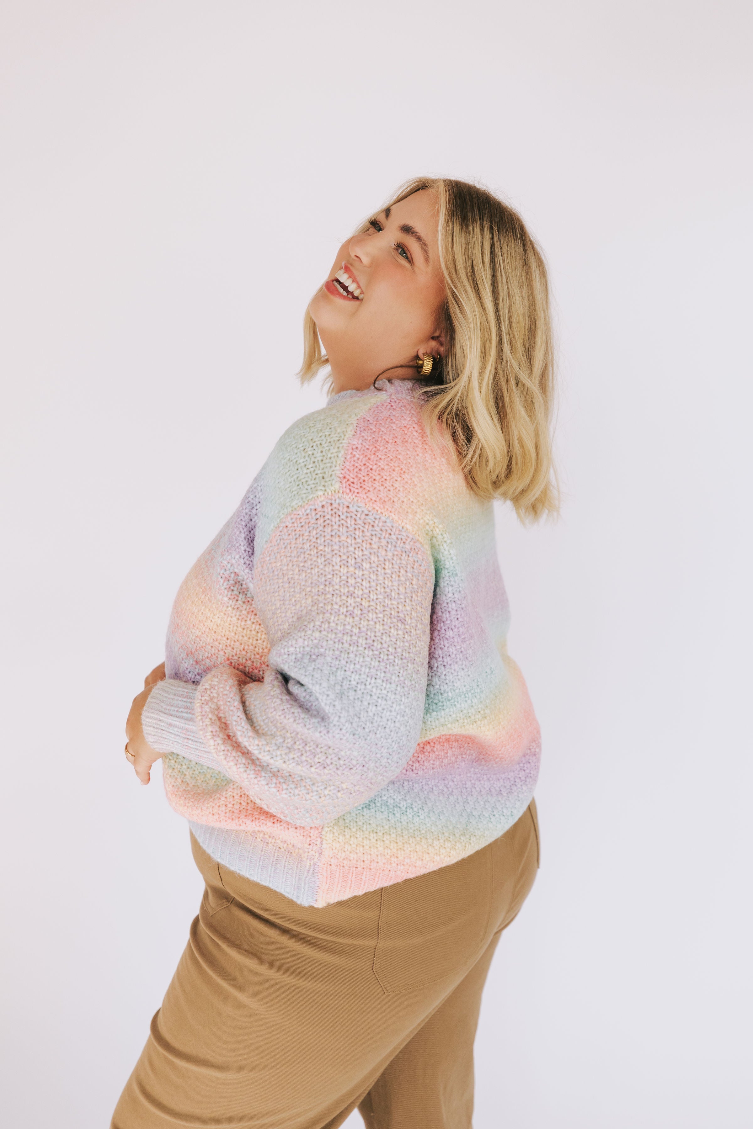 PLUS SIZE - Color Your World Sweater