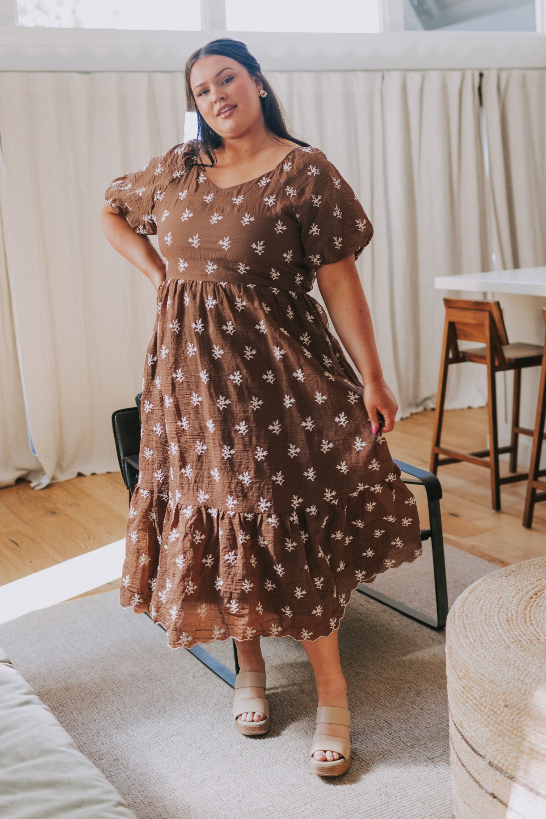 PLUS SIZE - Be The Reason Dress 1X / Cognac PLUS SIZE - Be The Reason Dress 1X / Cognac