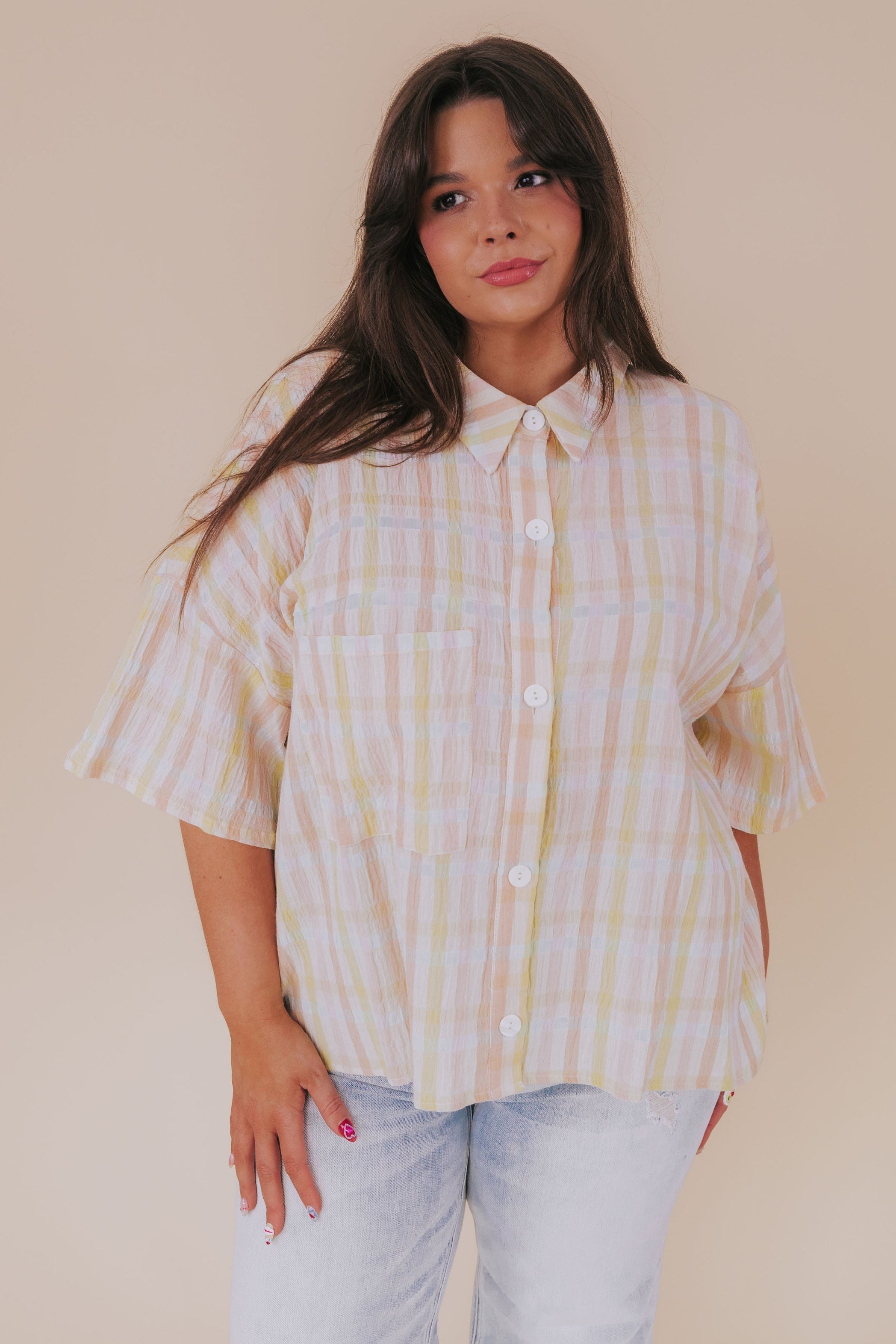 PLUS SIZE - Spring Day Top