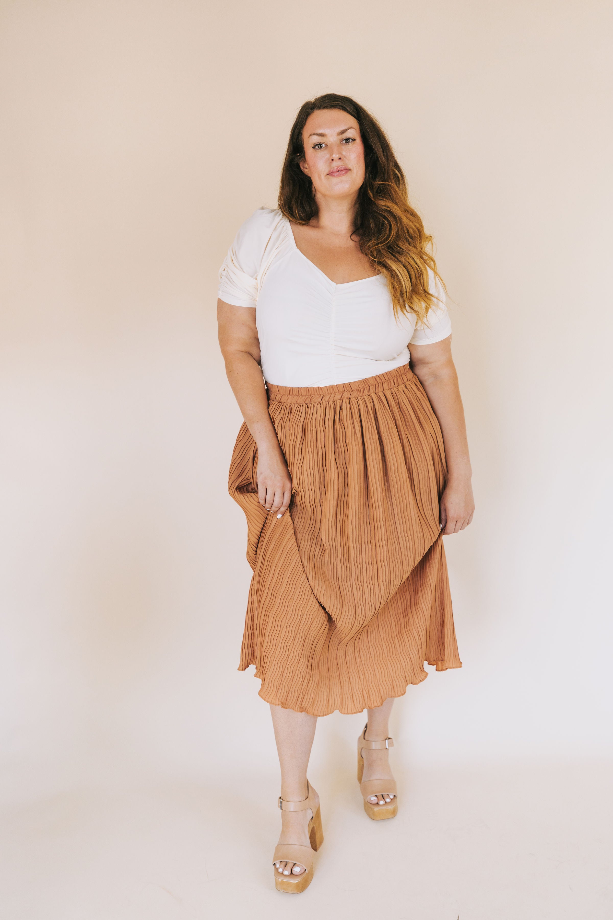 PLUS SIZE - Take Me Somewhere Skirt