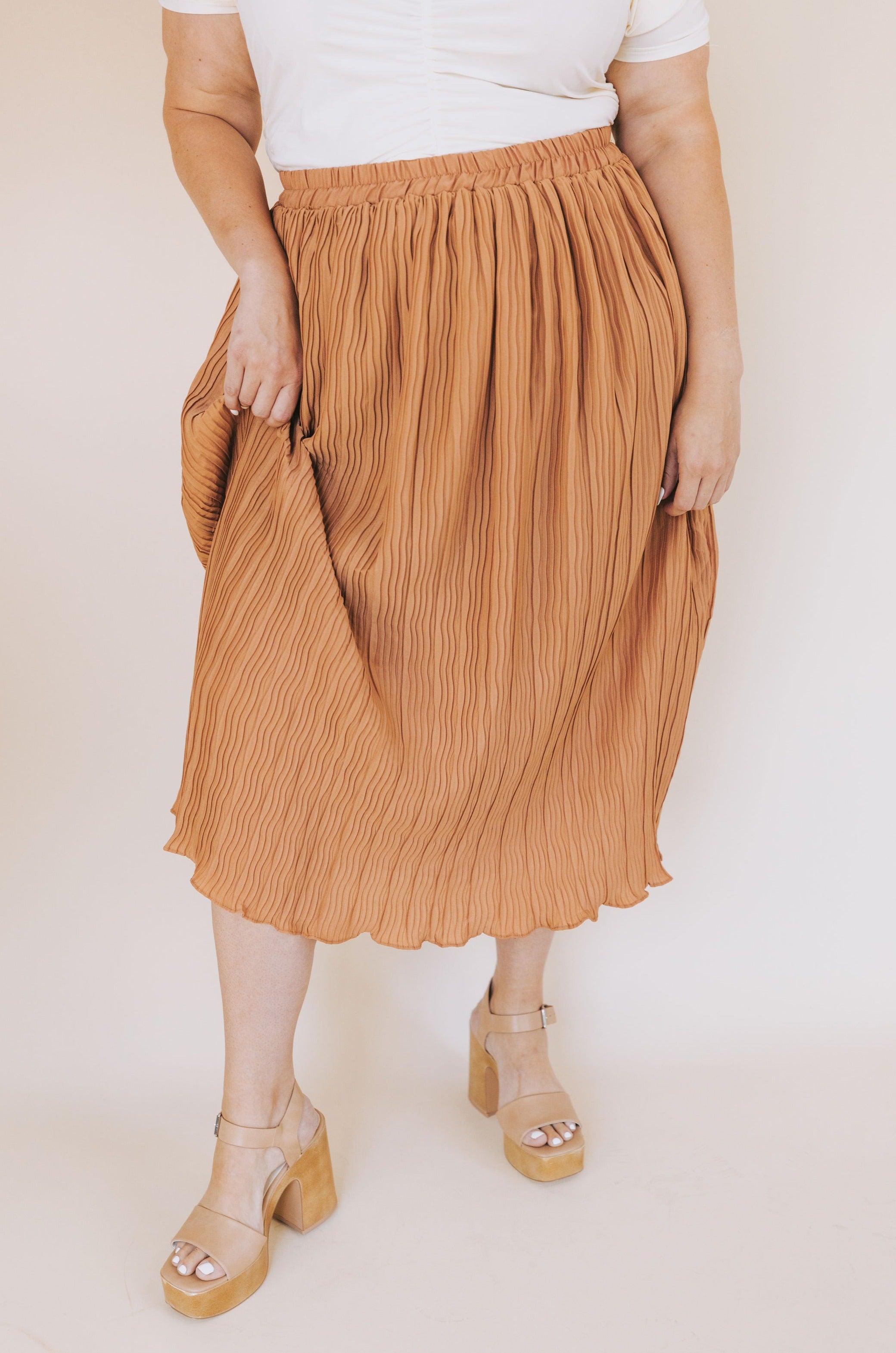PLUS SIZE - Take Me Somewhere Skirt