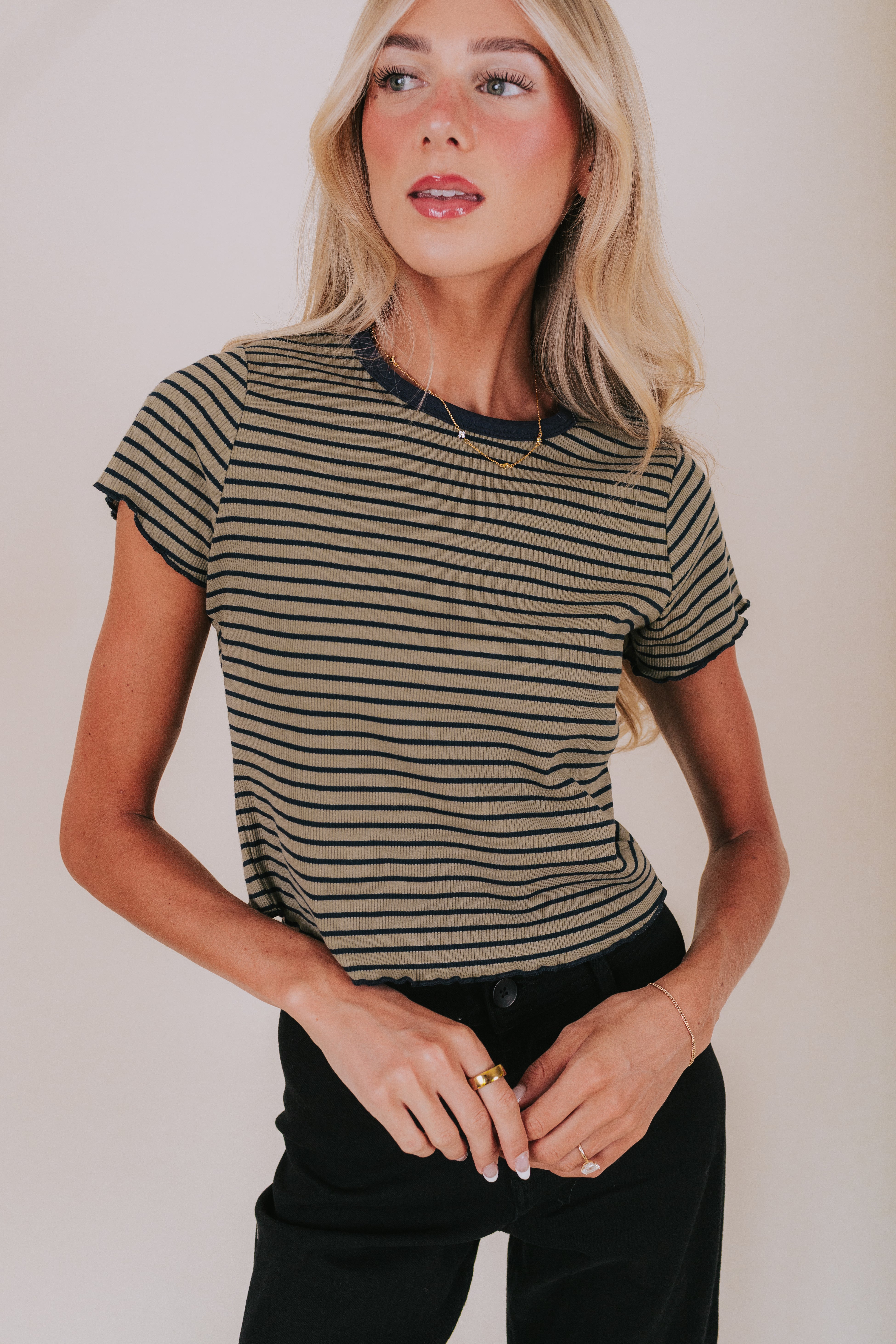 Olive My Heart Top
