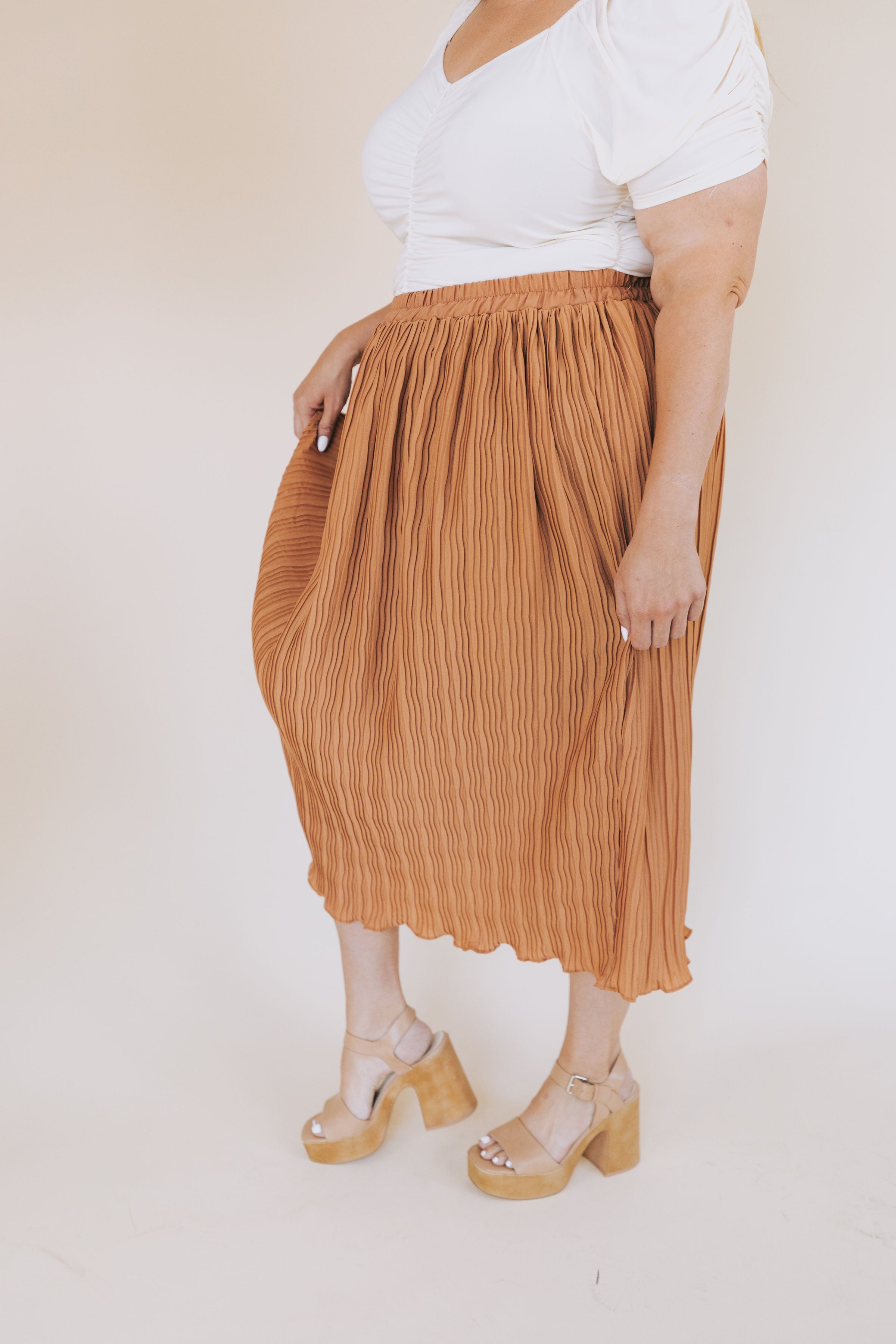 PLUS SIZE - Take Me Somewhere Skirt