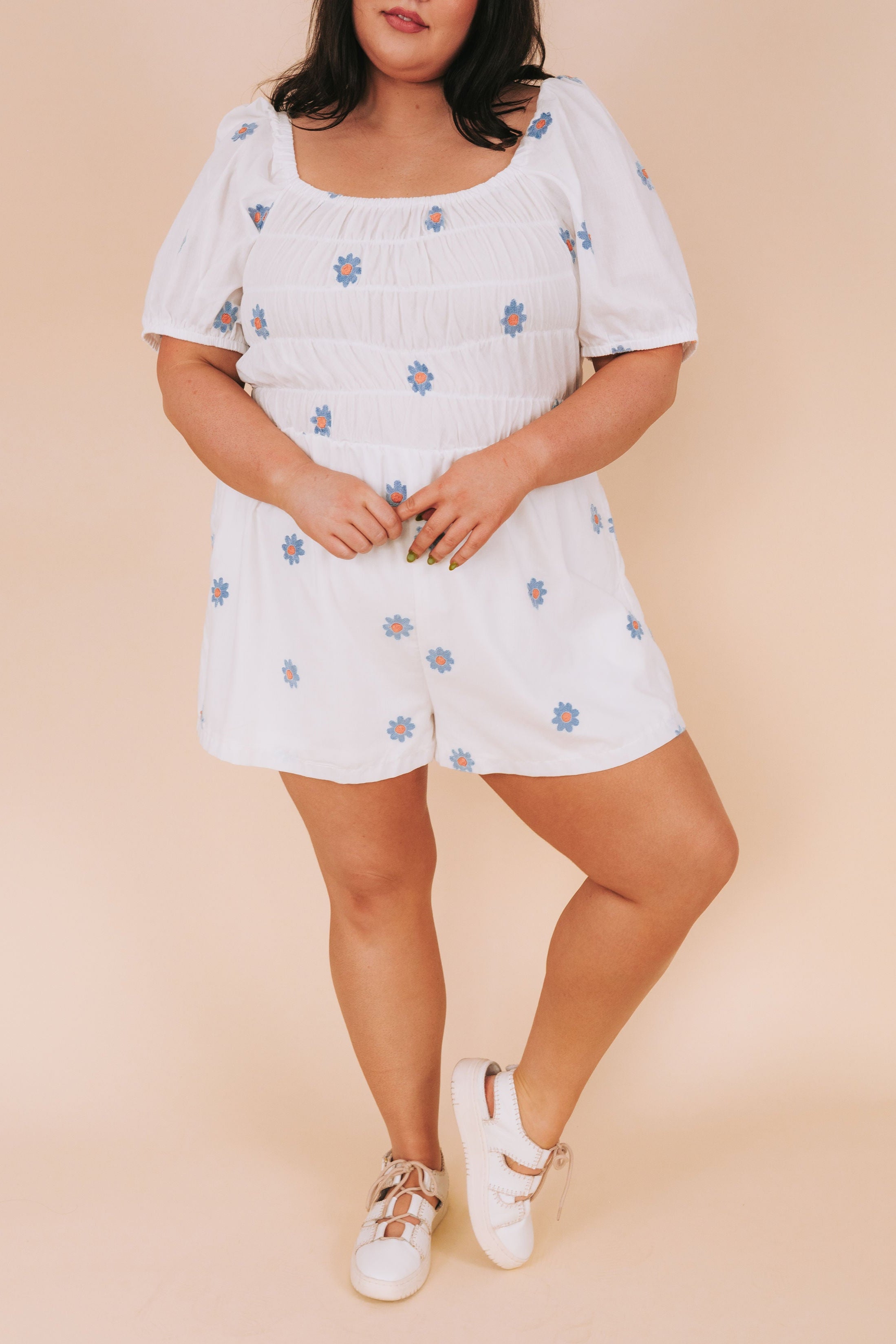 PLUS SIZE - It's A Beautiful Day Romper
