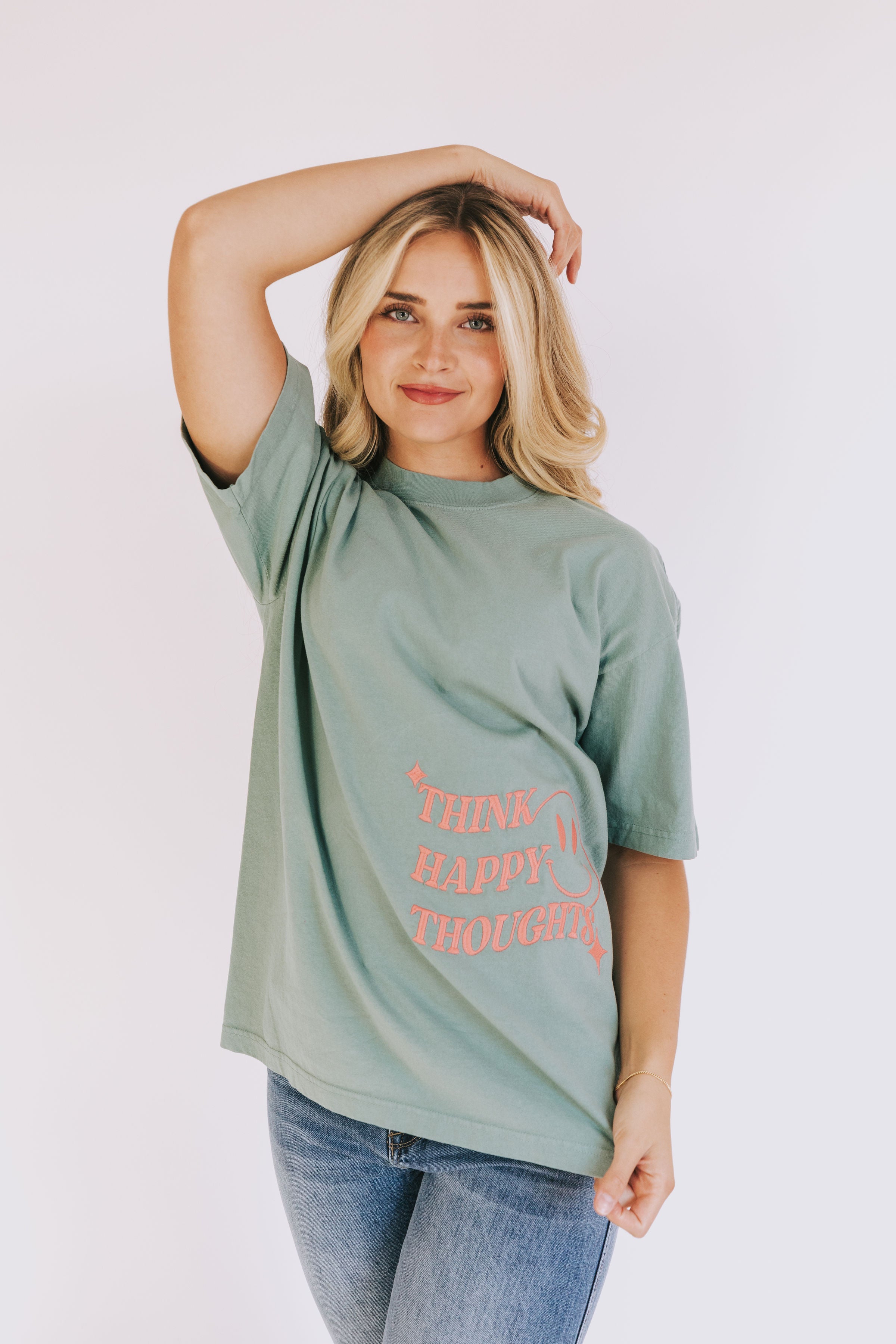 Think Happy Thoughts Graphic Tee