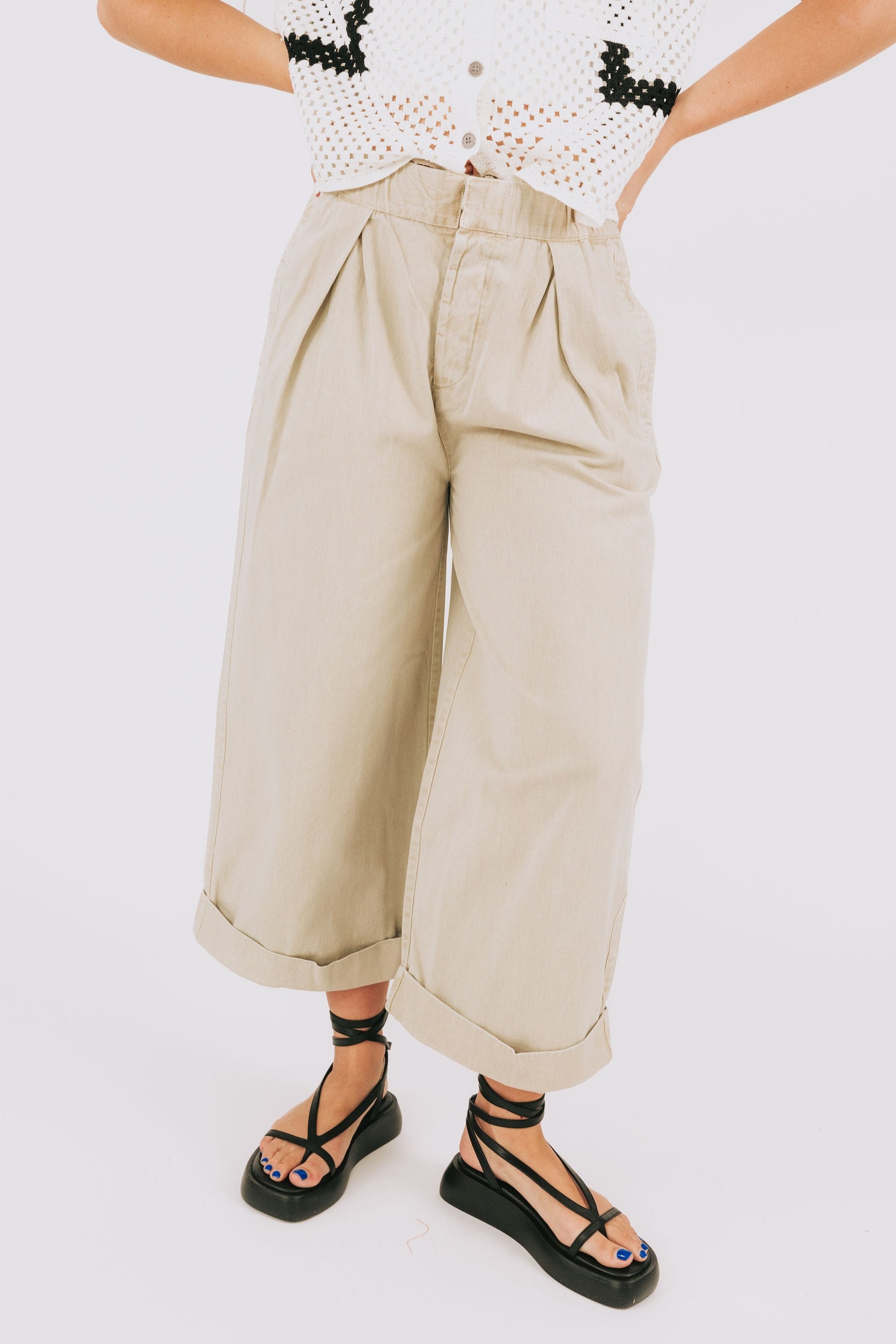 FREE PEOPLE - After Love Cuff Pant