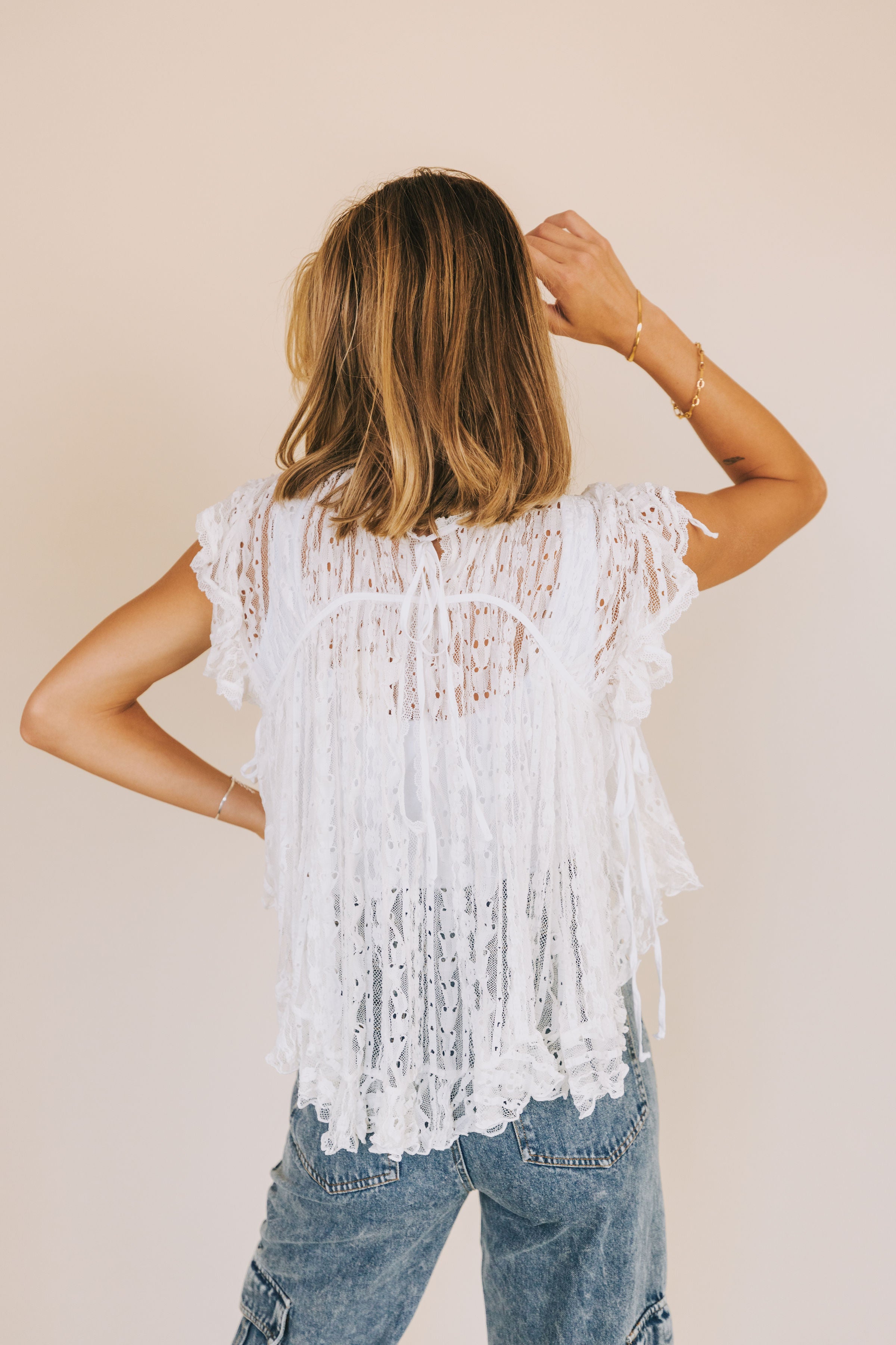 FREE PEOPLE - Lucea Lace Top