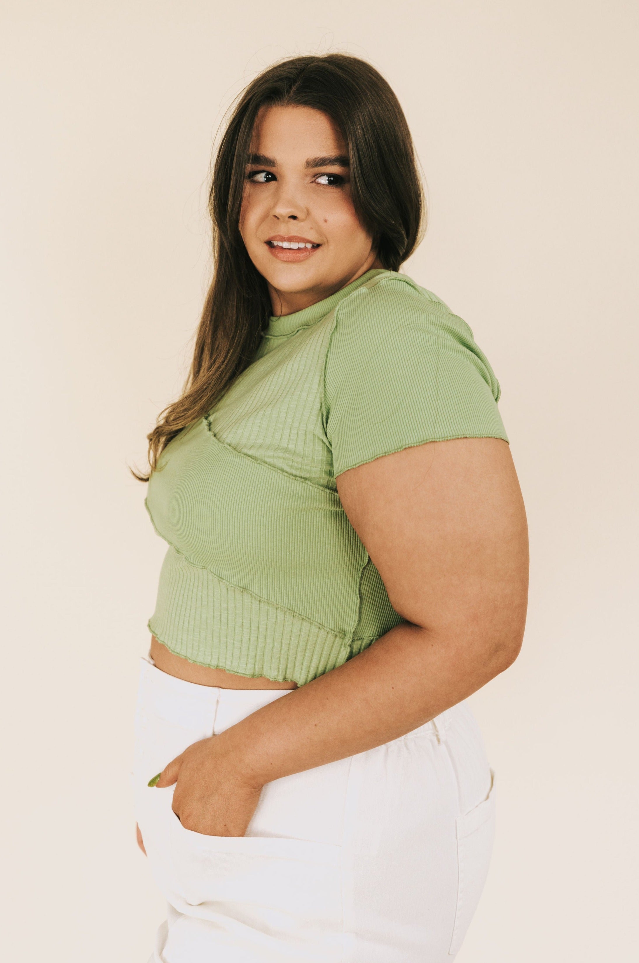 PLUS SIZE - Make Me Envious Top