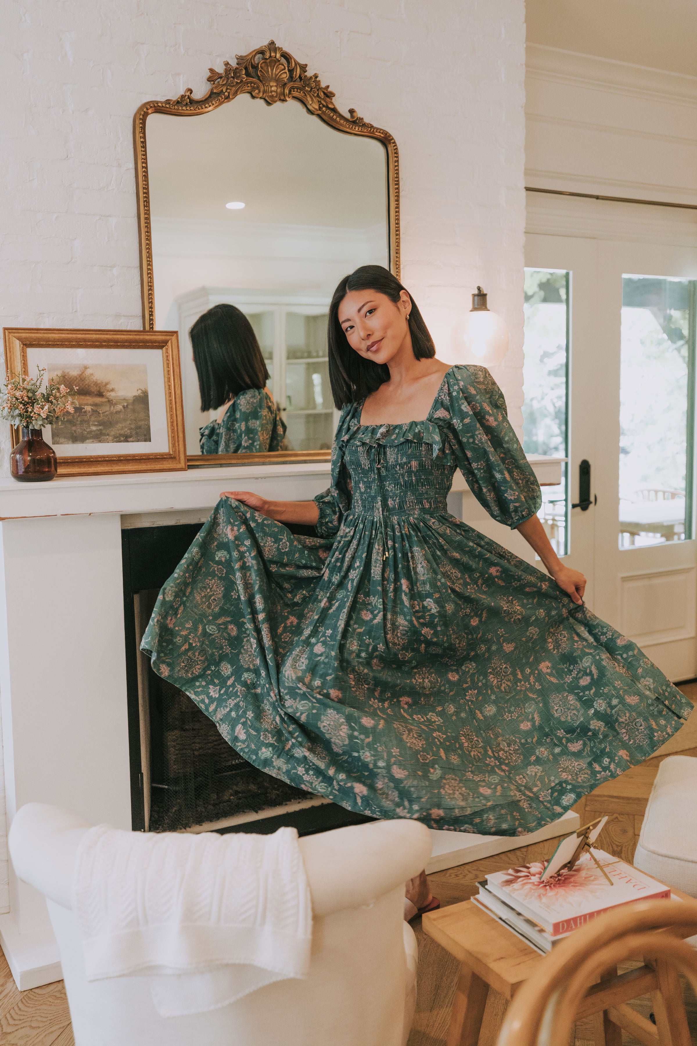 FREE PEOPLE - Oasis Printed Midi